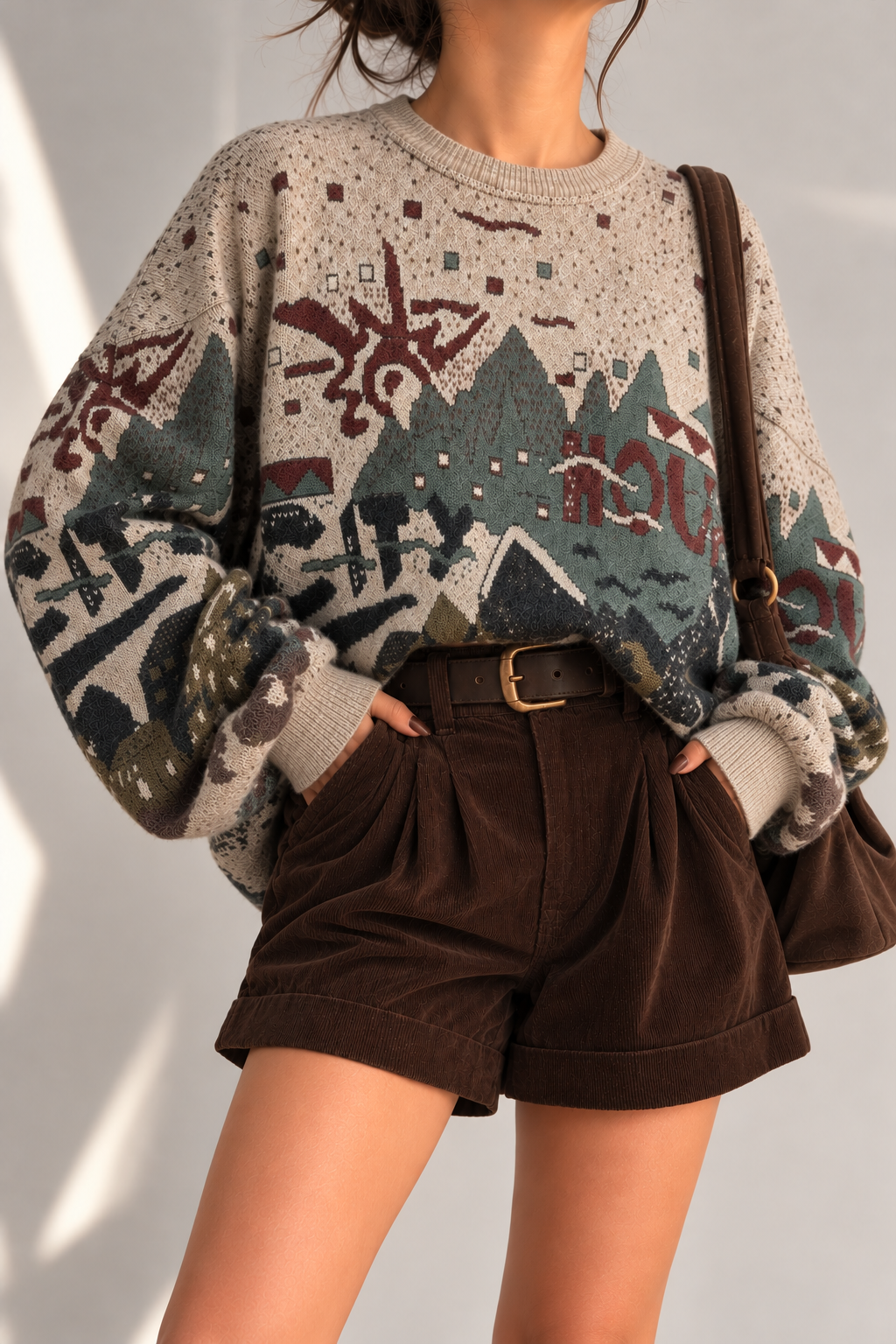 80s/90s Earth Tones City Kazak