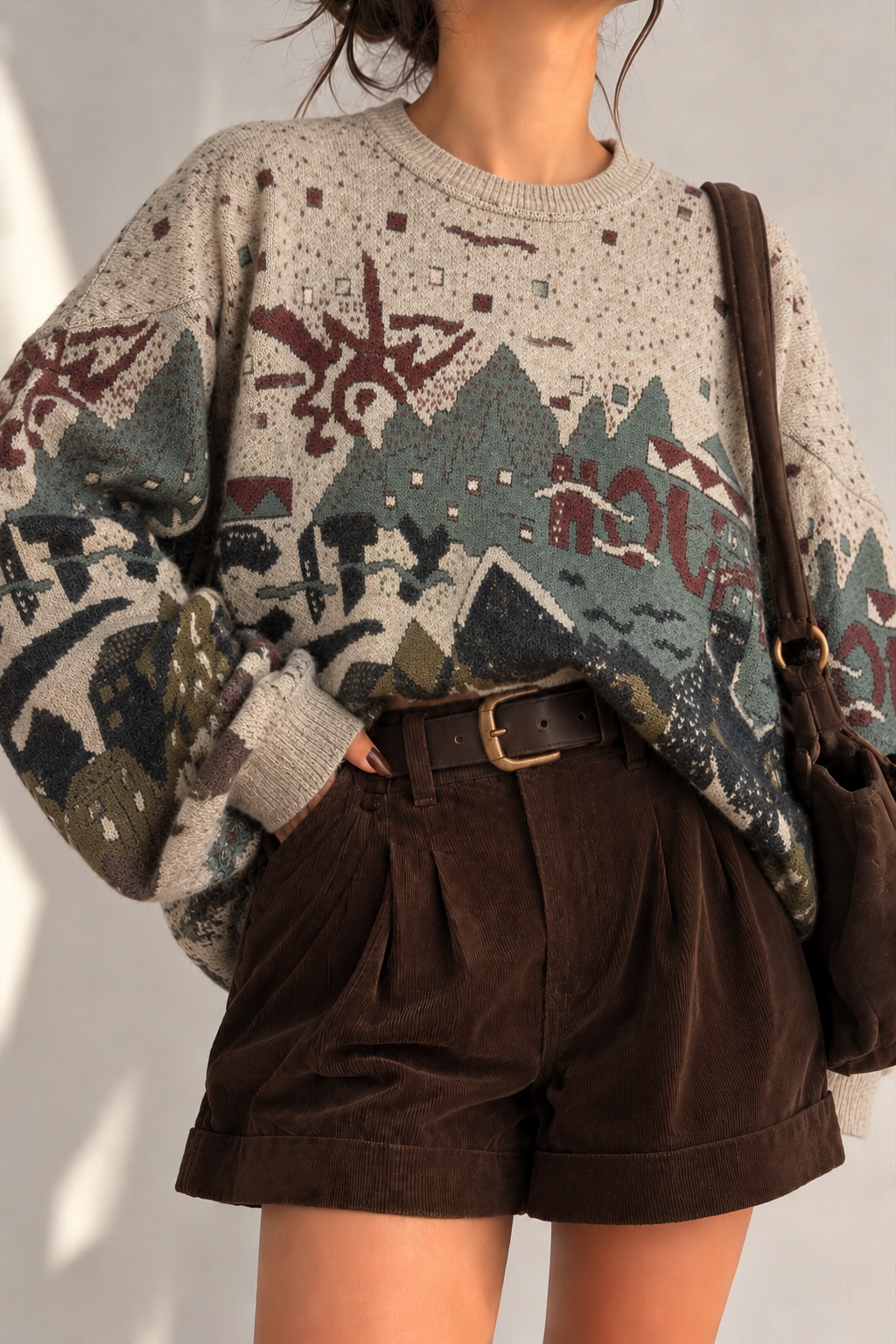 80s/90s Earth Tones City Kazak