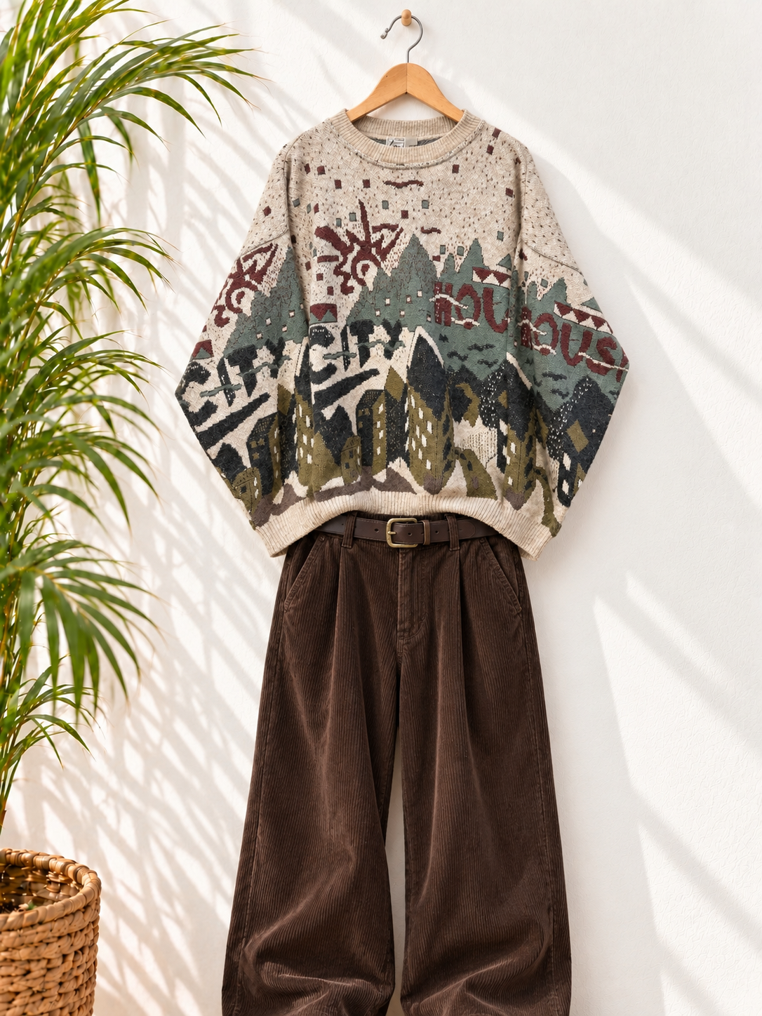 80s/90s Earth Tones City Kazak