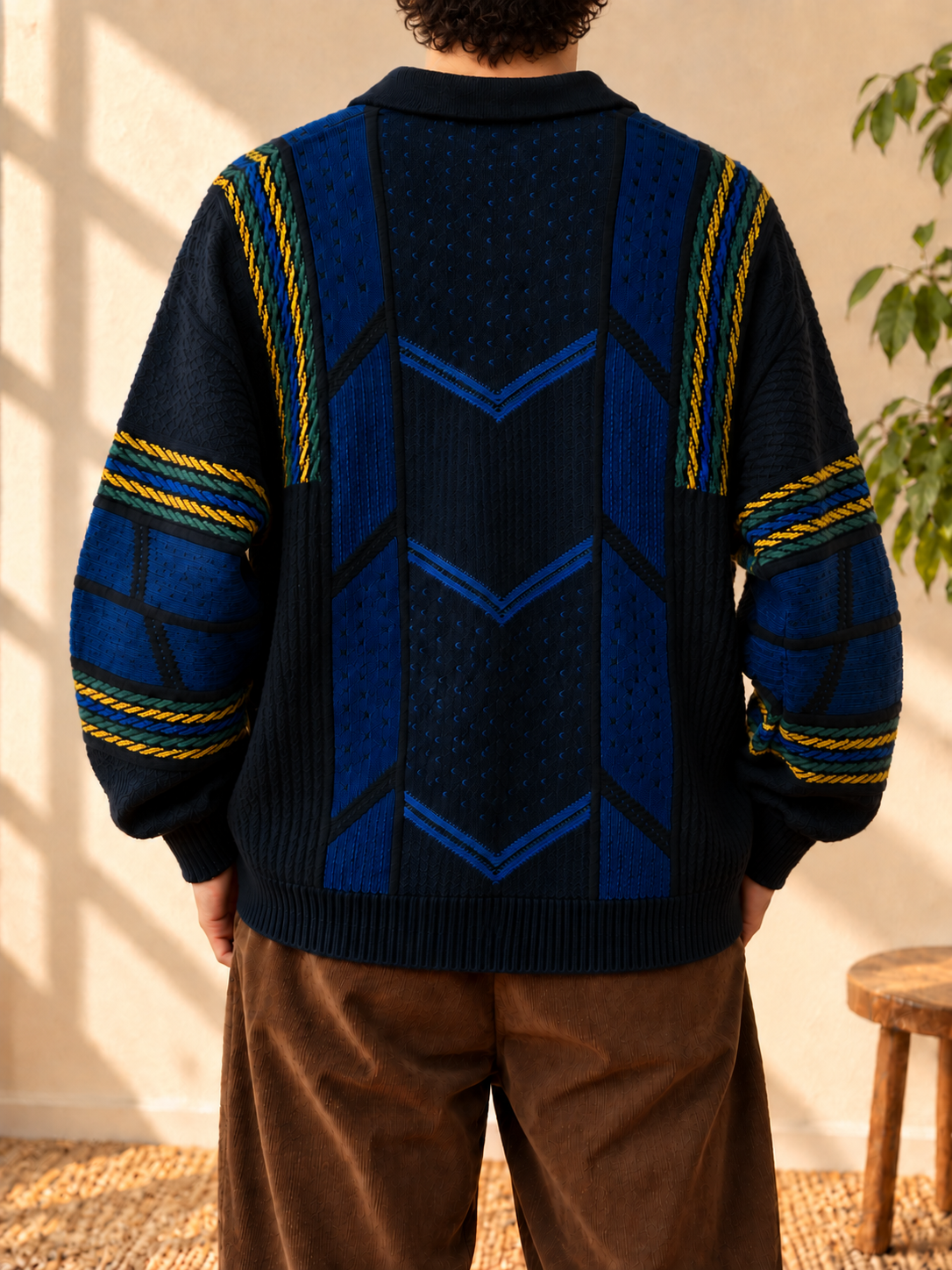 80s/90s Fermuarlı Casual Kazak