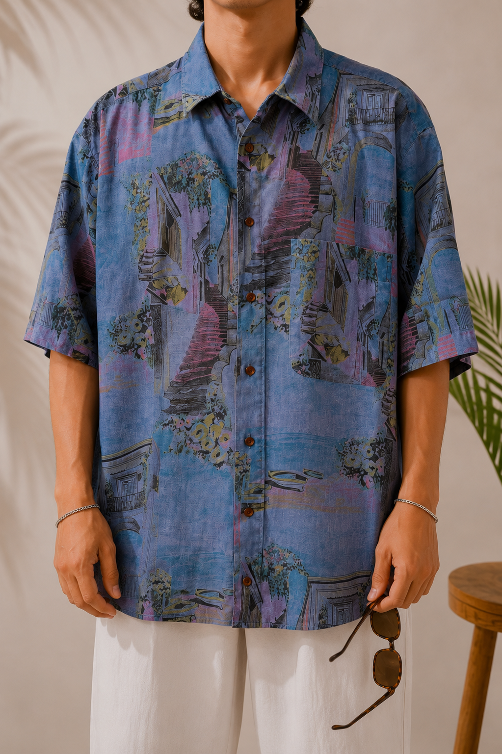 80s/90s İtalian Oversize Gömlek