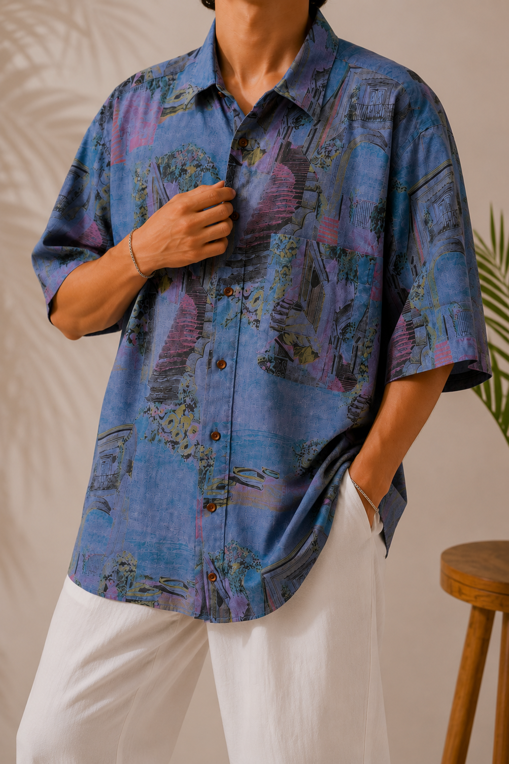 80s/90s İtalian Oversize Gömlek