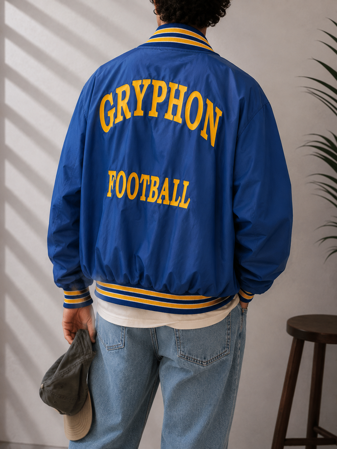 80s/90s Royal Blue Coach Ceket