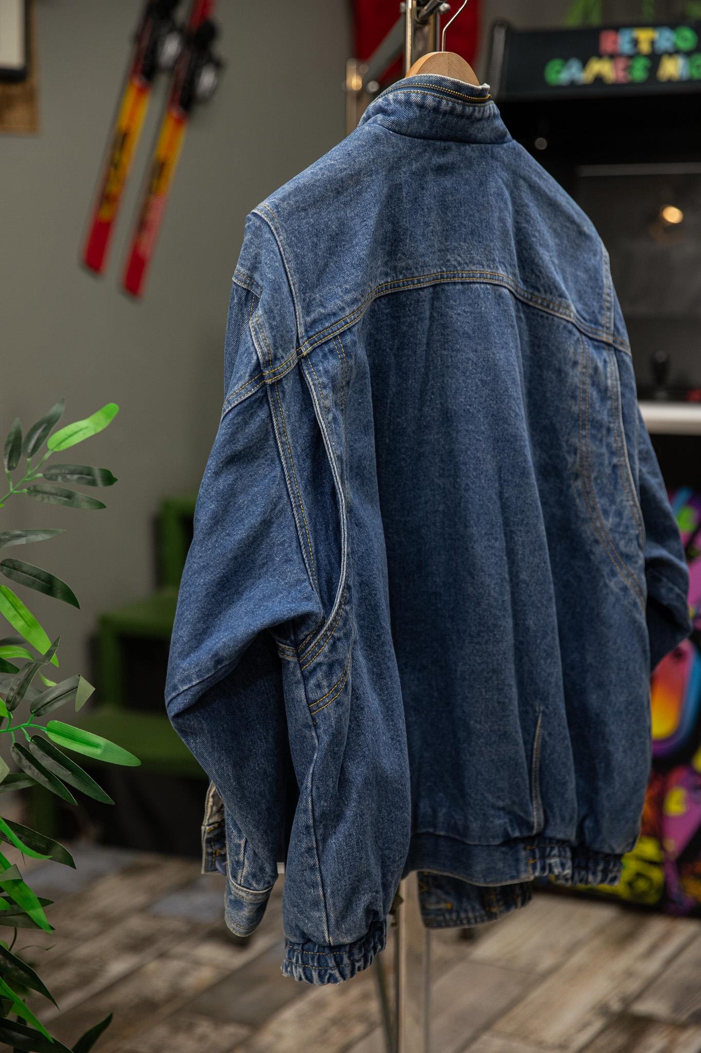 90LAR MODEL RENKLİ KOT CEKET