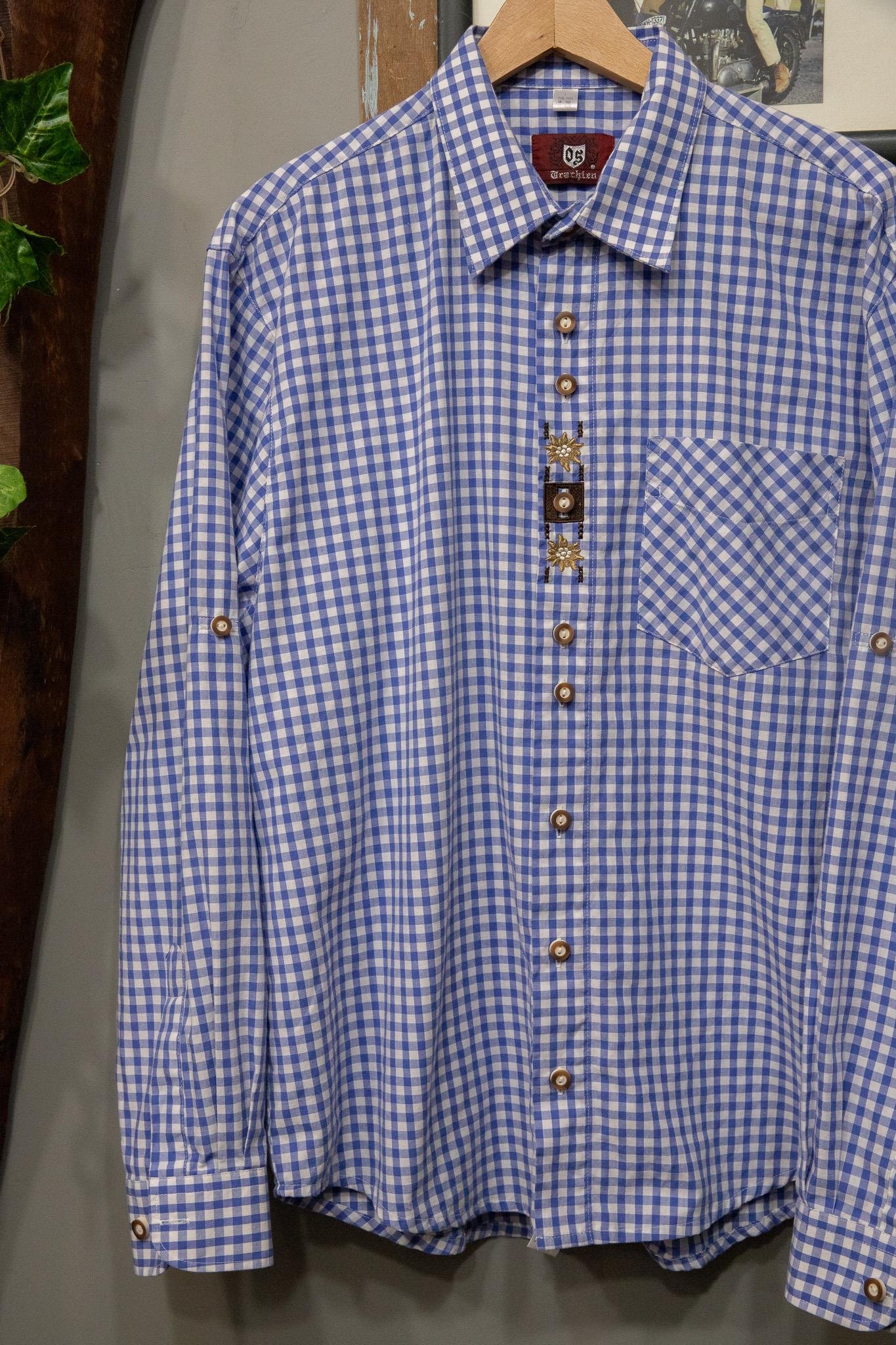 90s Austrian Ekoseli Bavyera Gömlek
