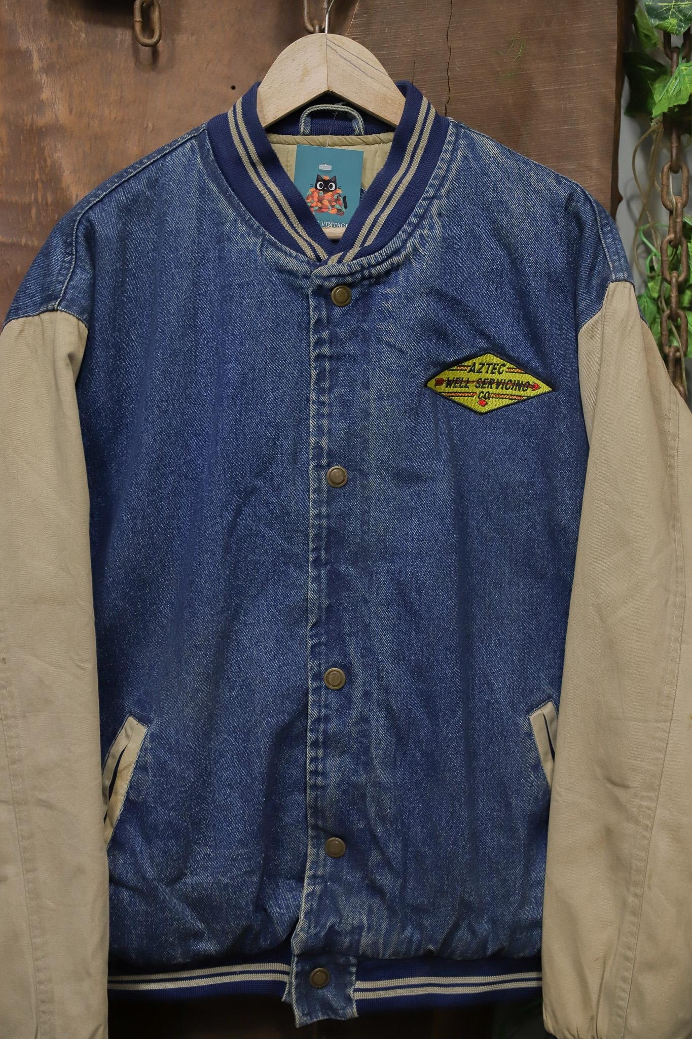 90's Aztec Classic American Bomber Kot Ceket