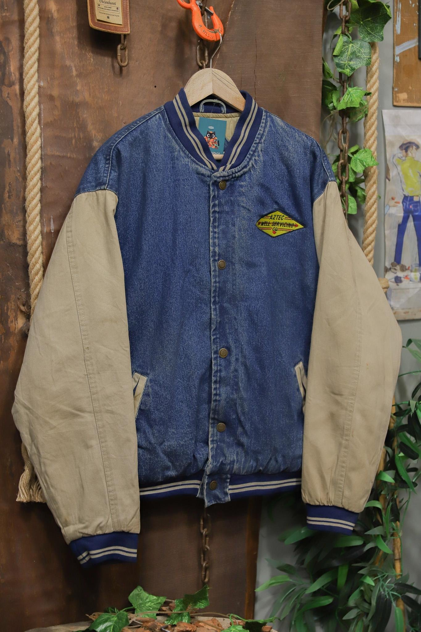 90's Aztec Classic American Bomber Kot Ceket