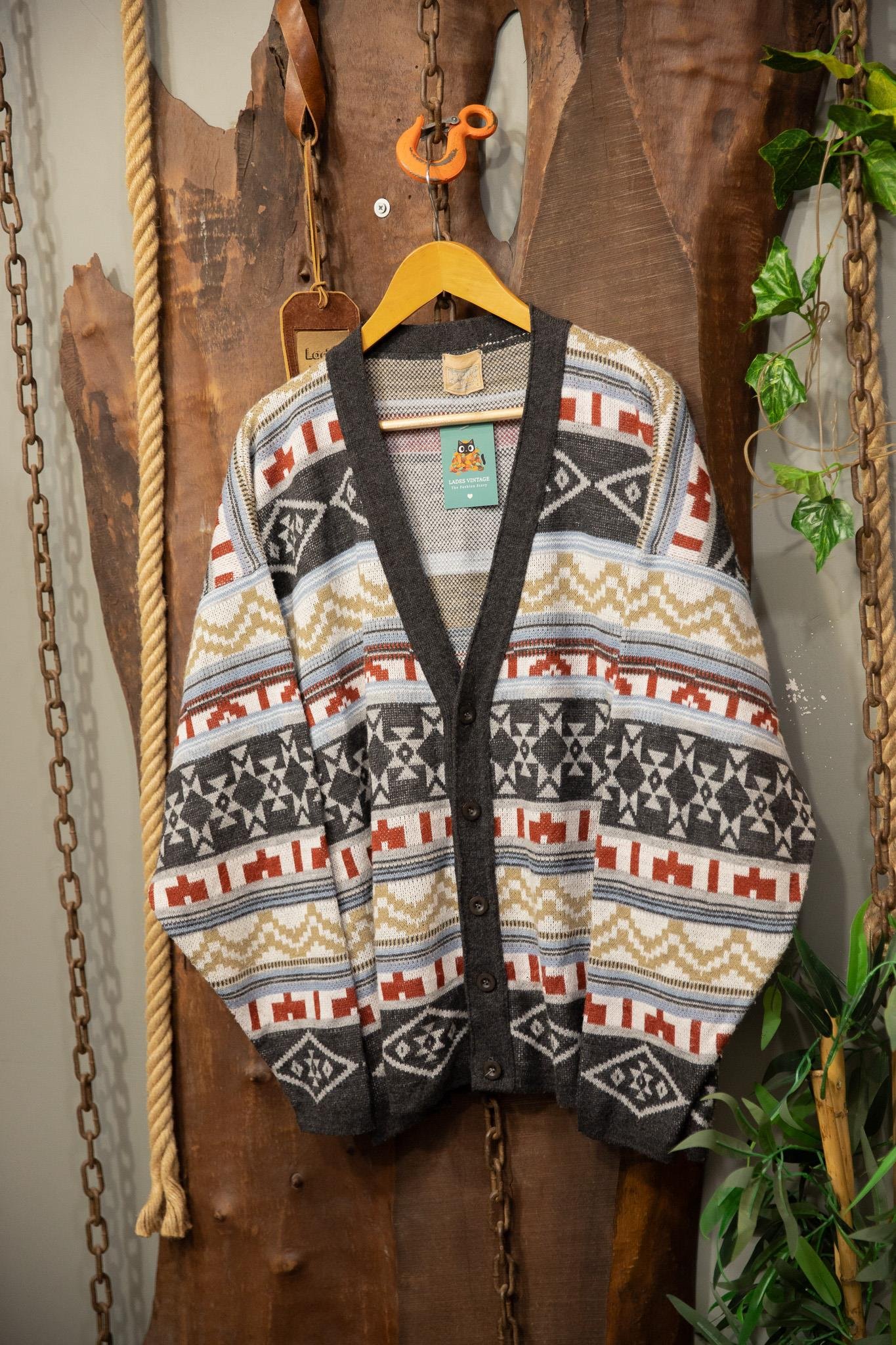 90's Aztec Etnik Hırka