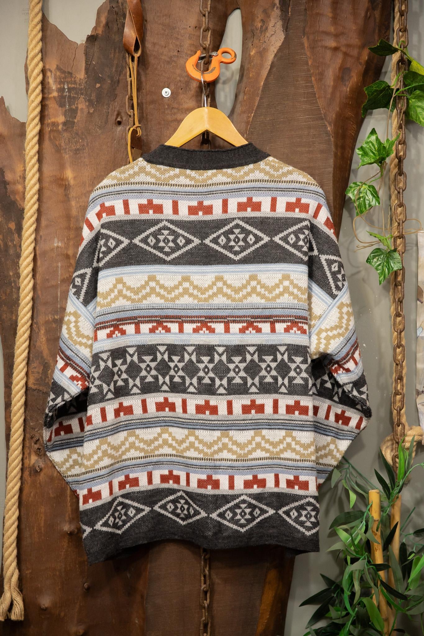 90's Aztec Etnik Hırka