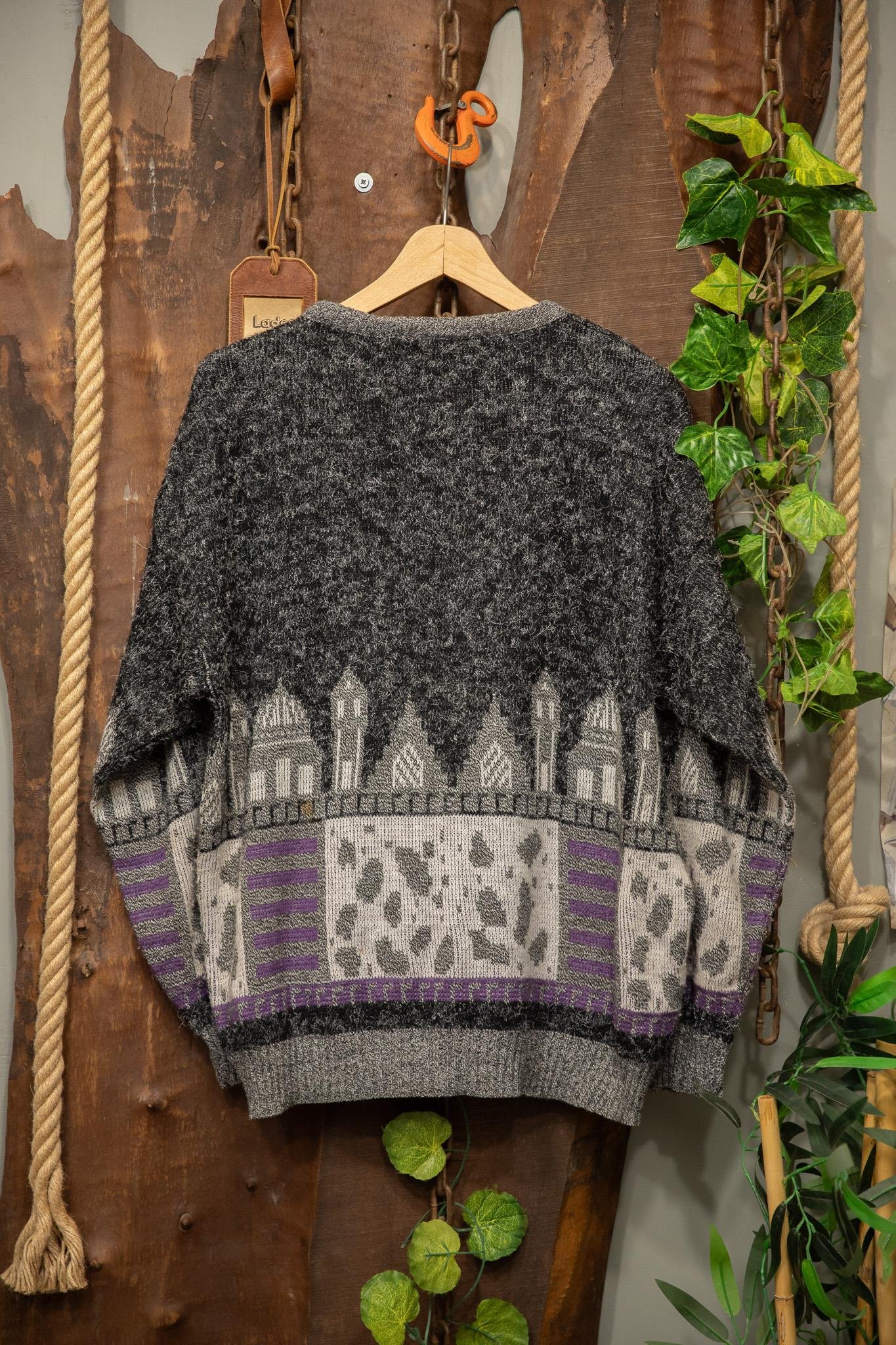 90s Aztec Wool Kazak