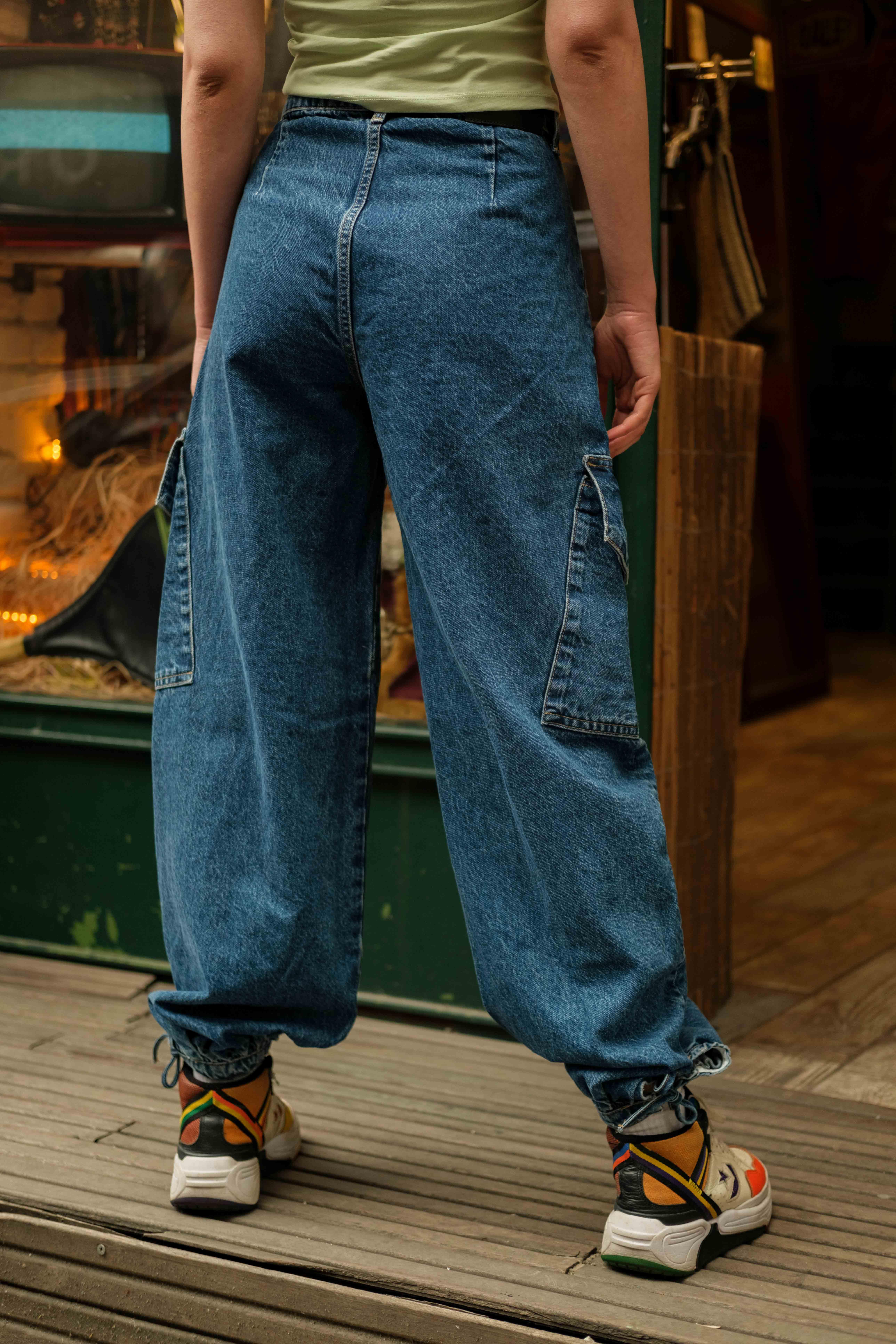 90's Baggy Cargo Jean's