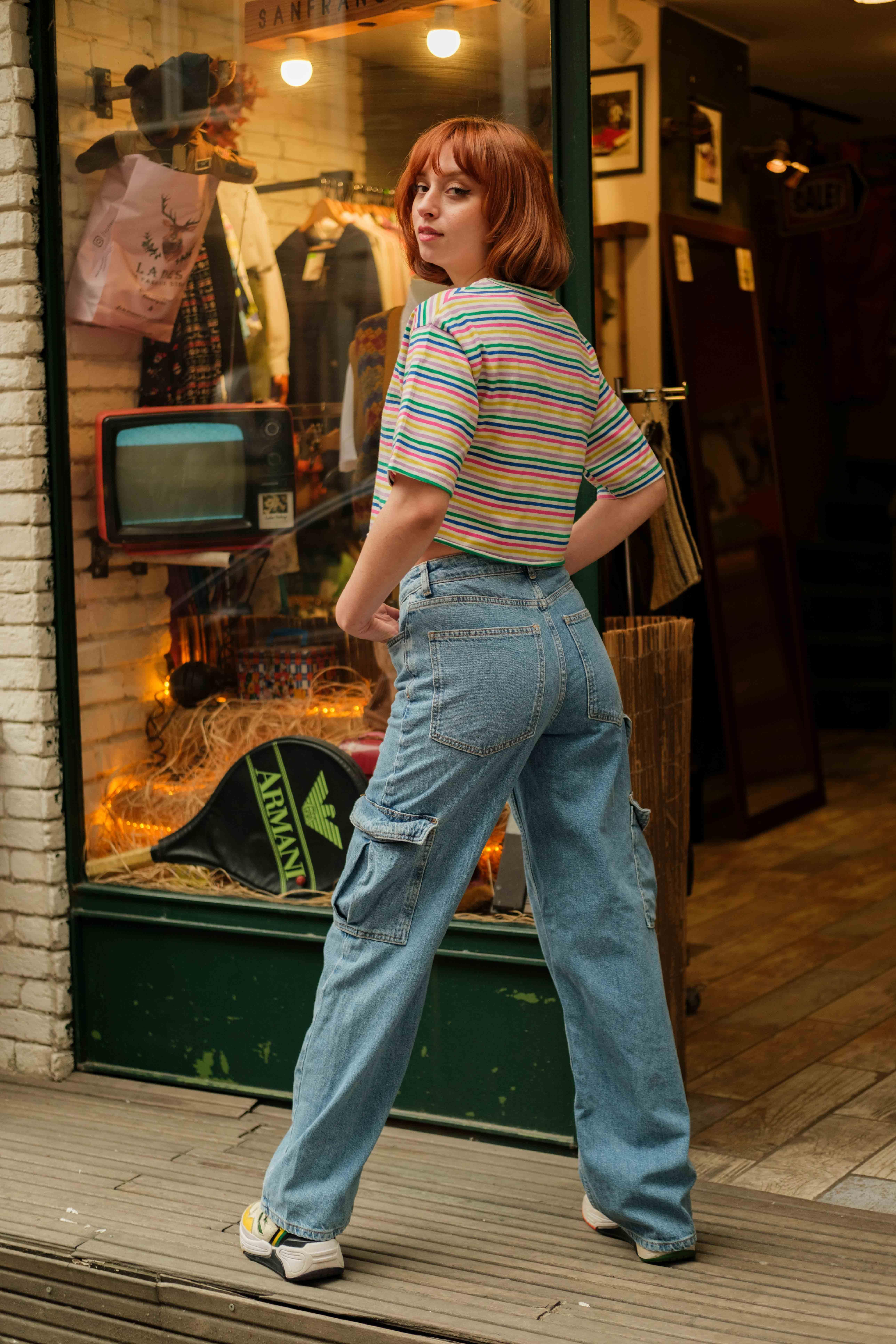 90's Baggy Cargo Jean's