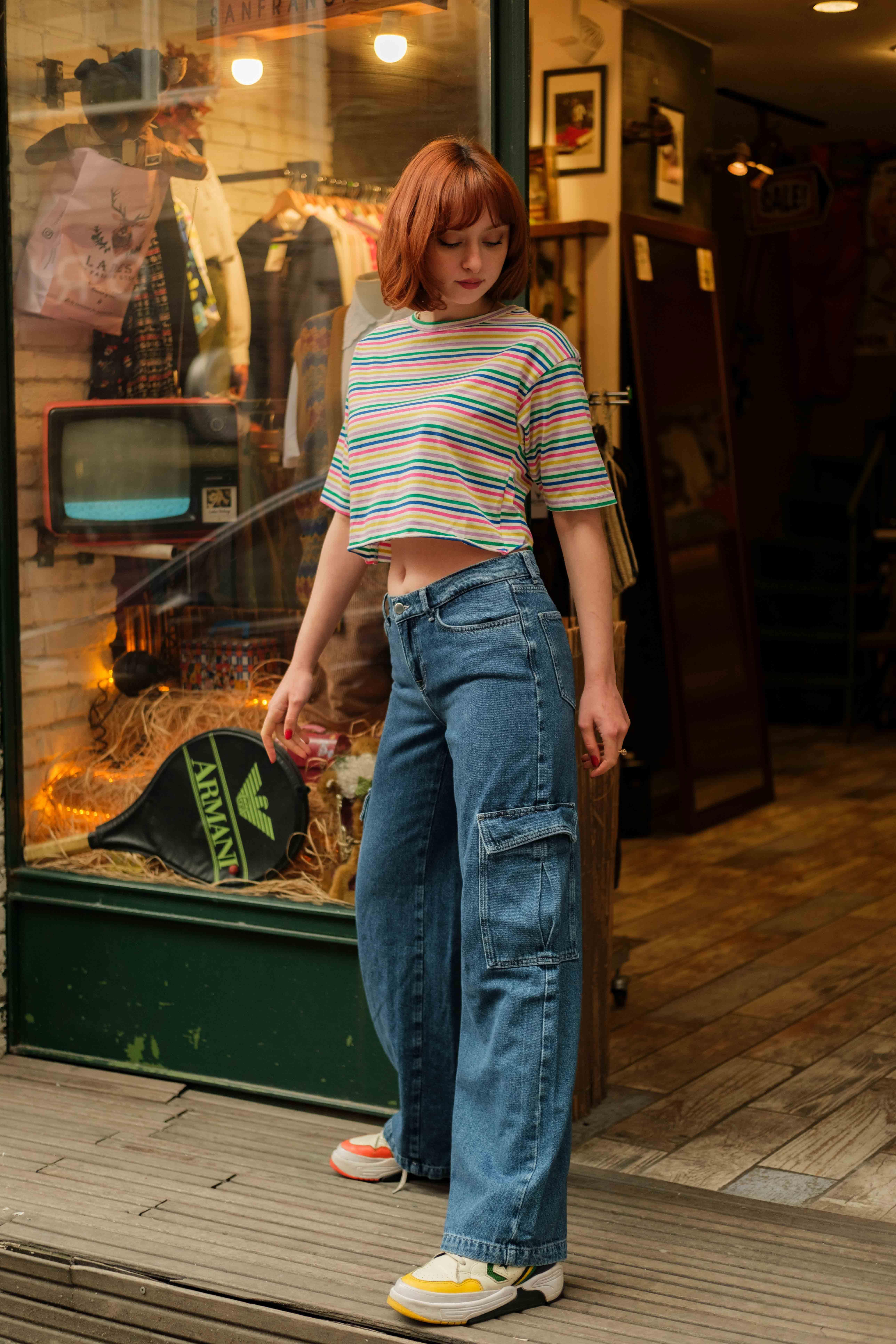 90's Baggy Cargo Jean's