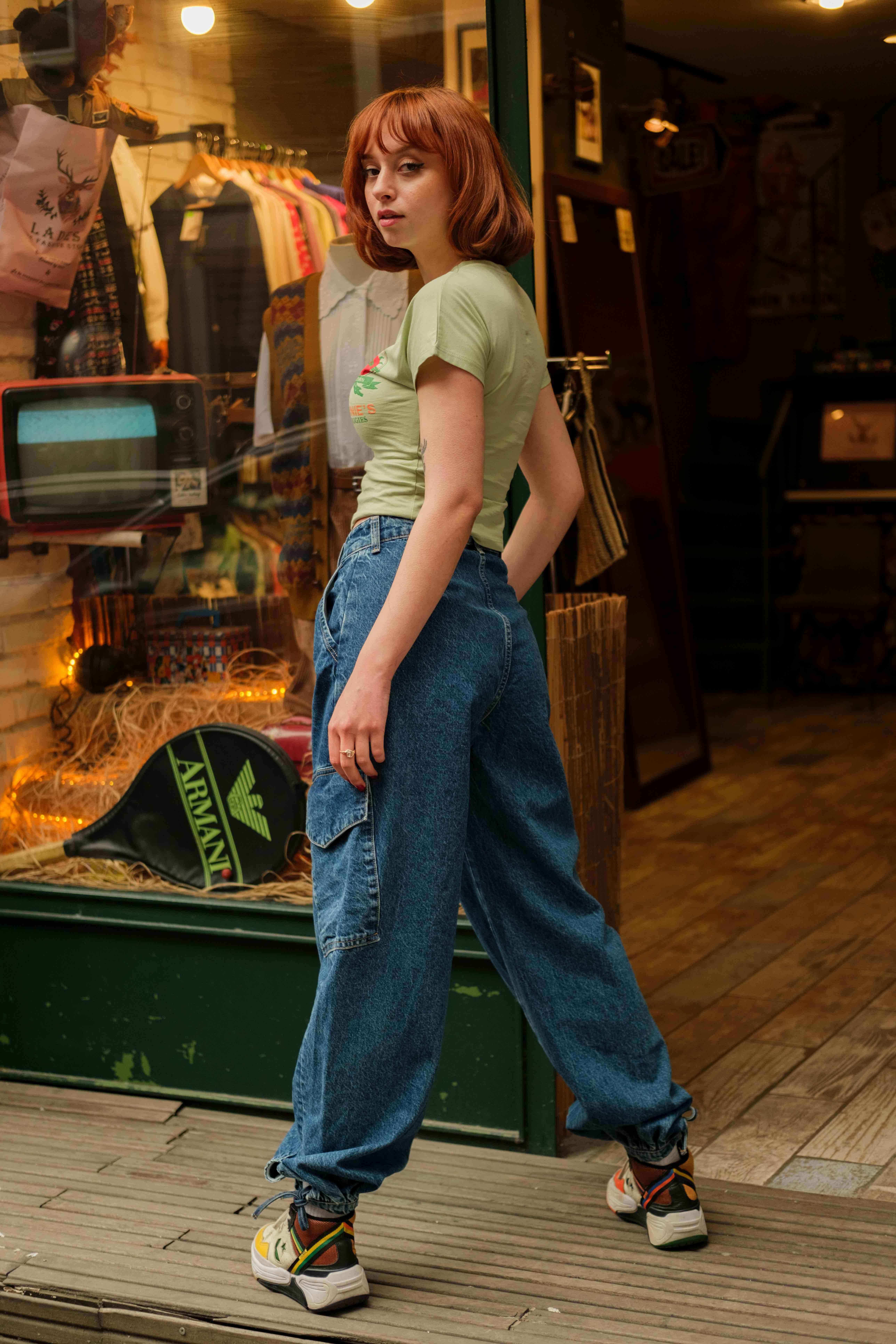 90's Baggy Cargo Jean's