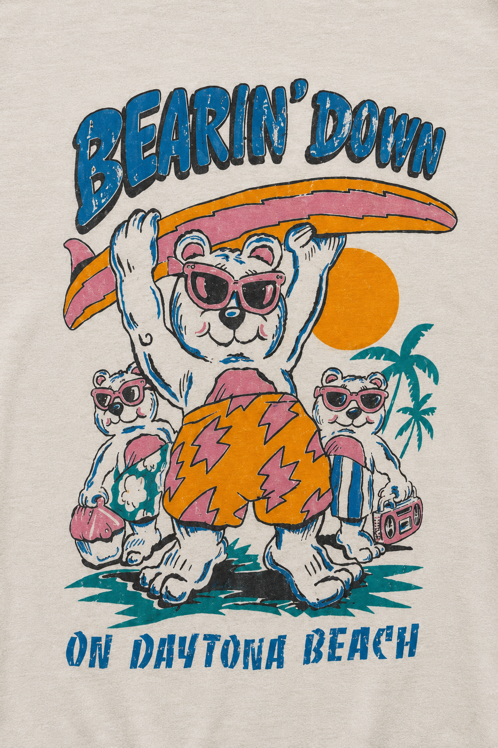 90s Bearin Sörf Tişört