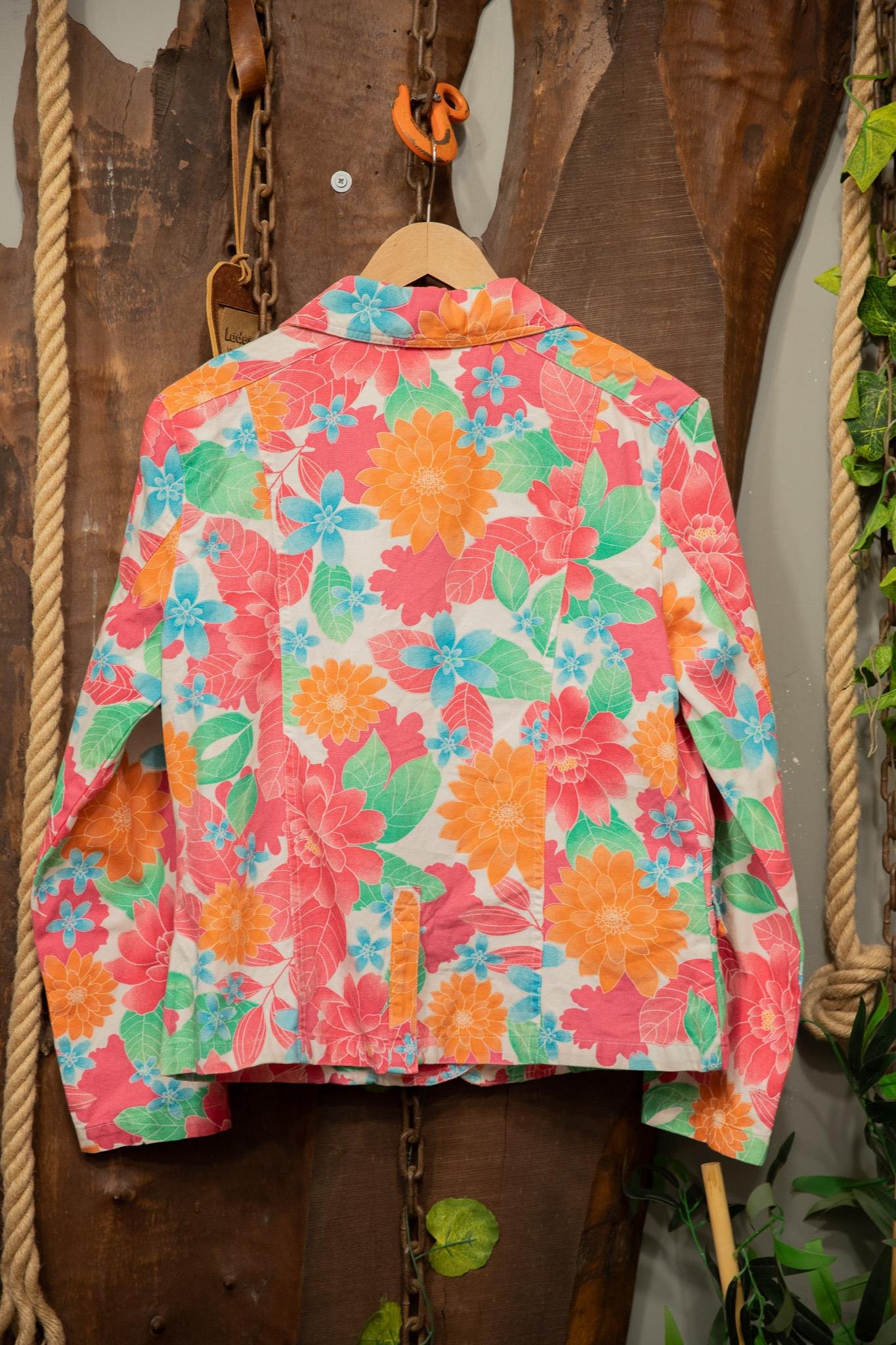 90's Bill Blass Floral Blazer Ceket