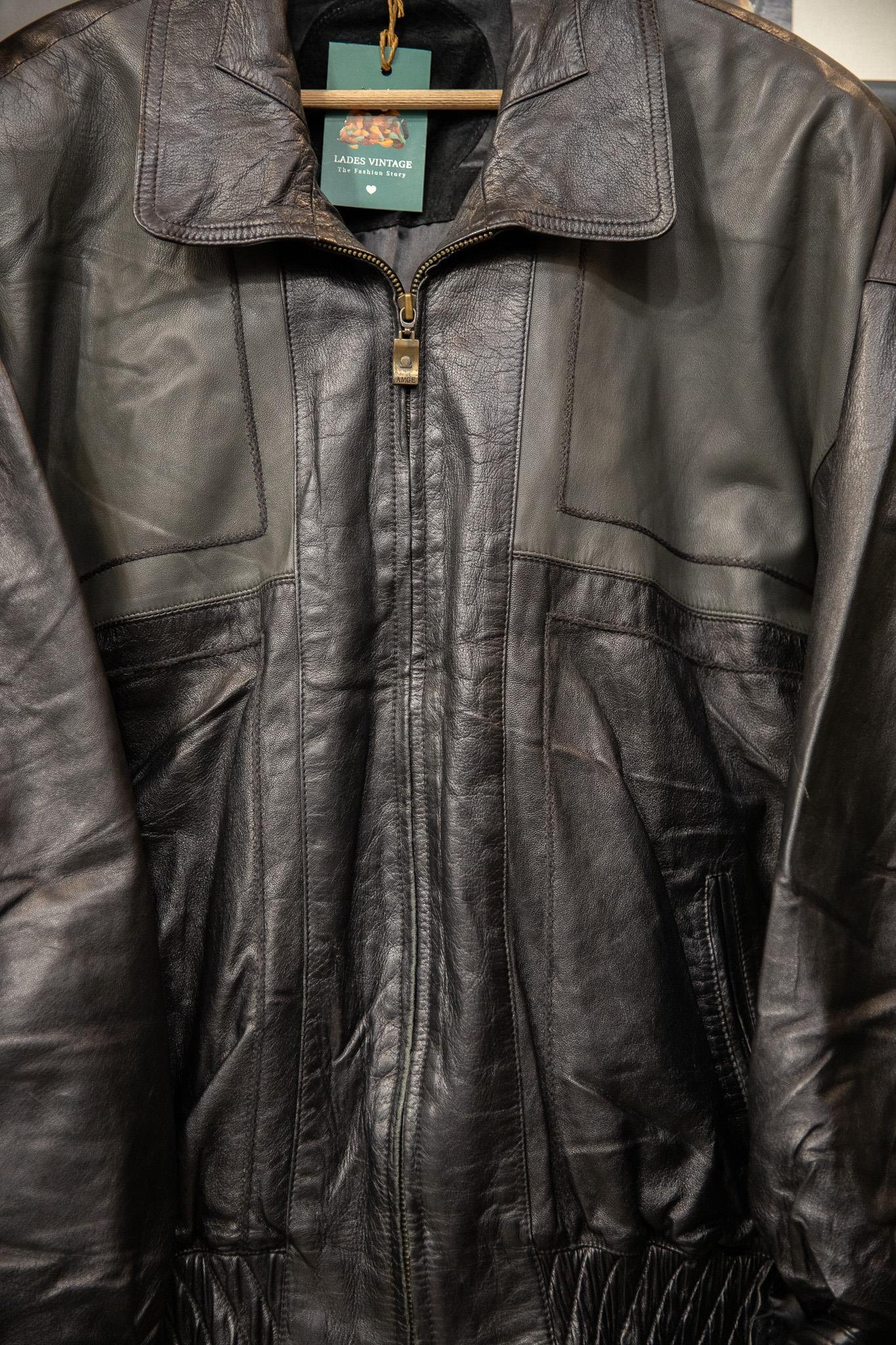 90's Bomber Deri Ceket