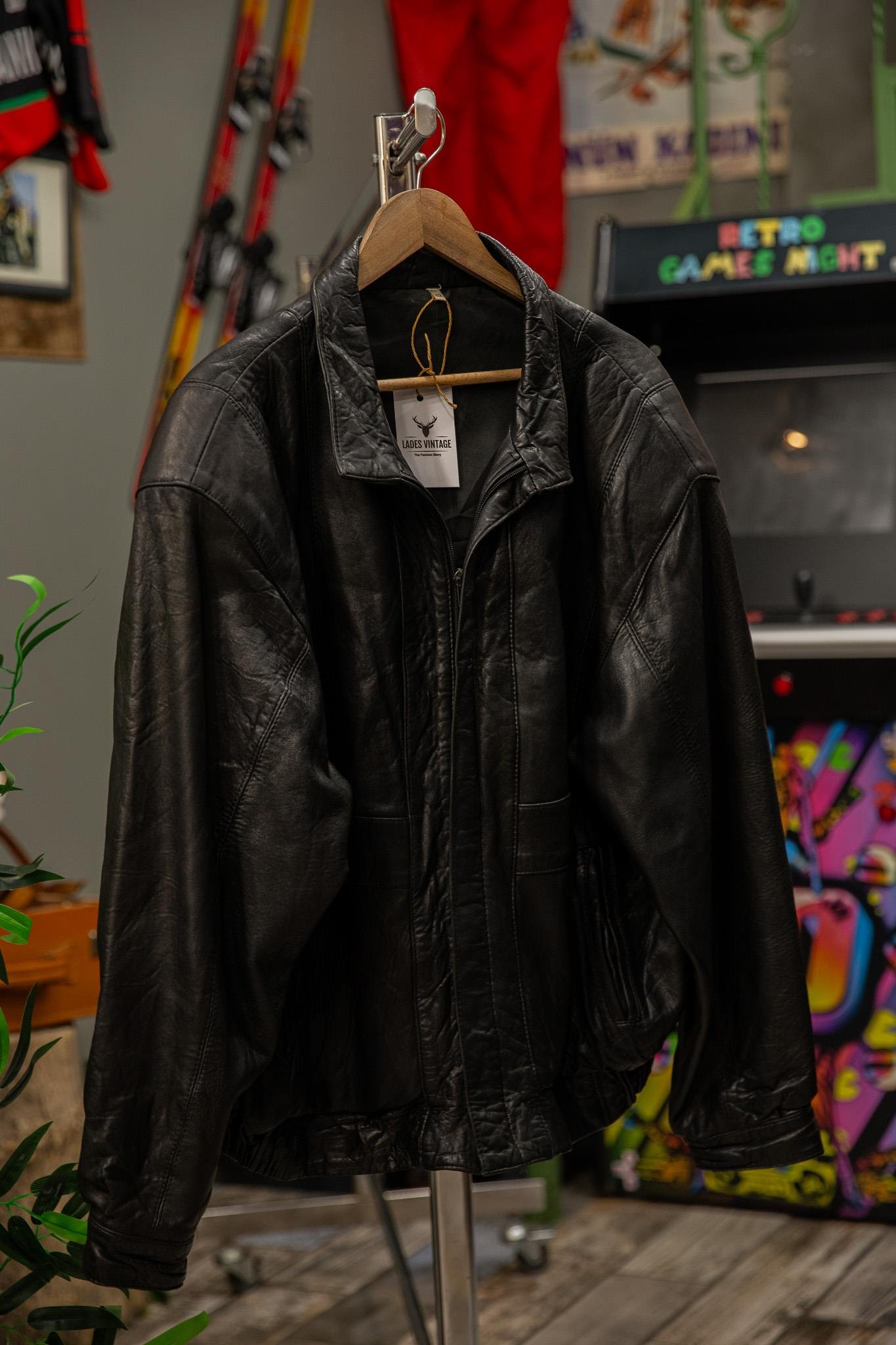 90's Bomber Tarz Deri Ceket