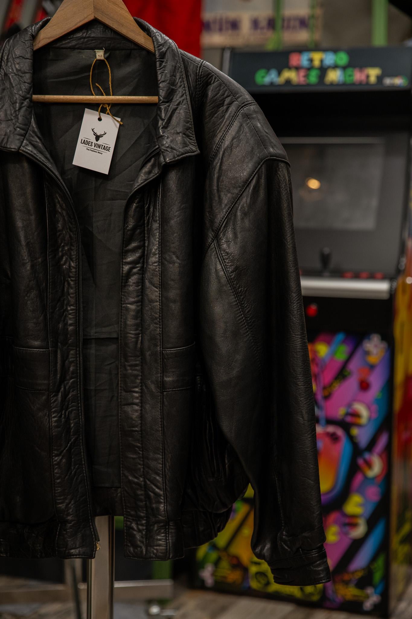 90's Bomber Tarz Deri Ceket