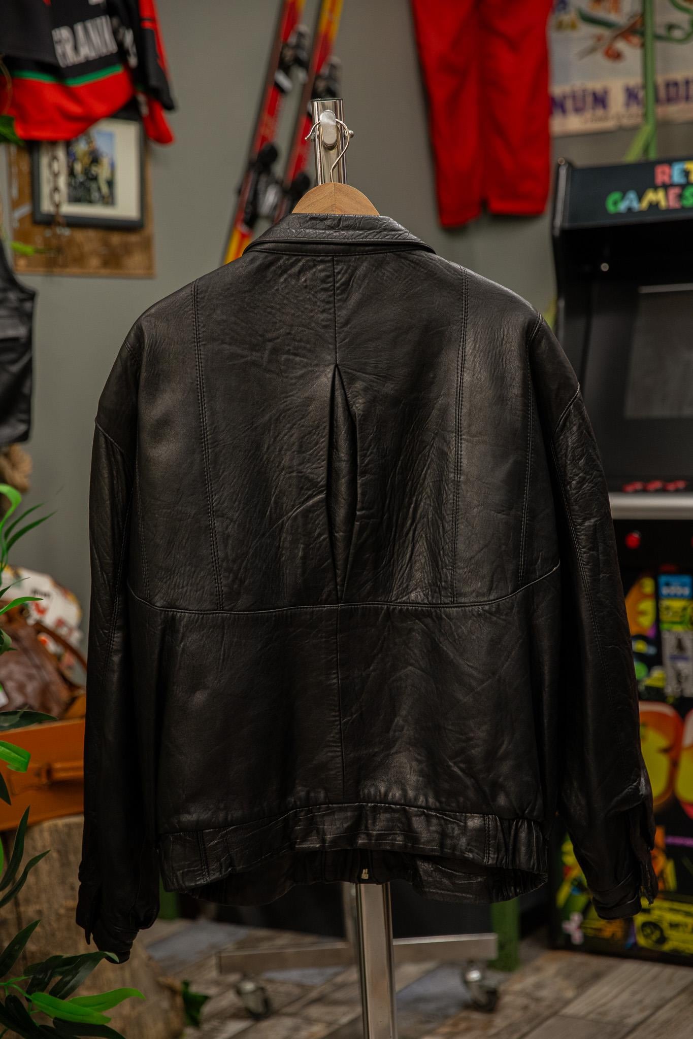 90's Bomber Tarz Deri Ceket