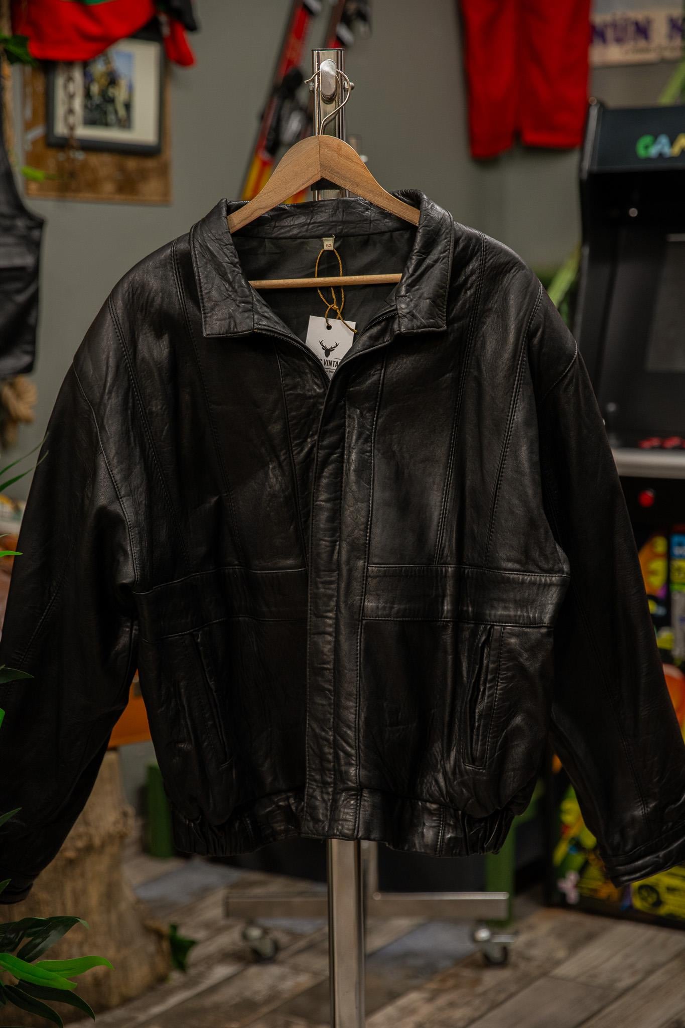 90's Bomber Tarz Deri Ceket