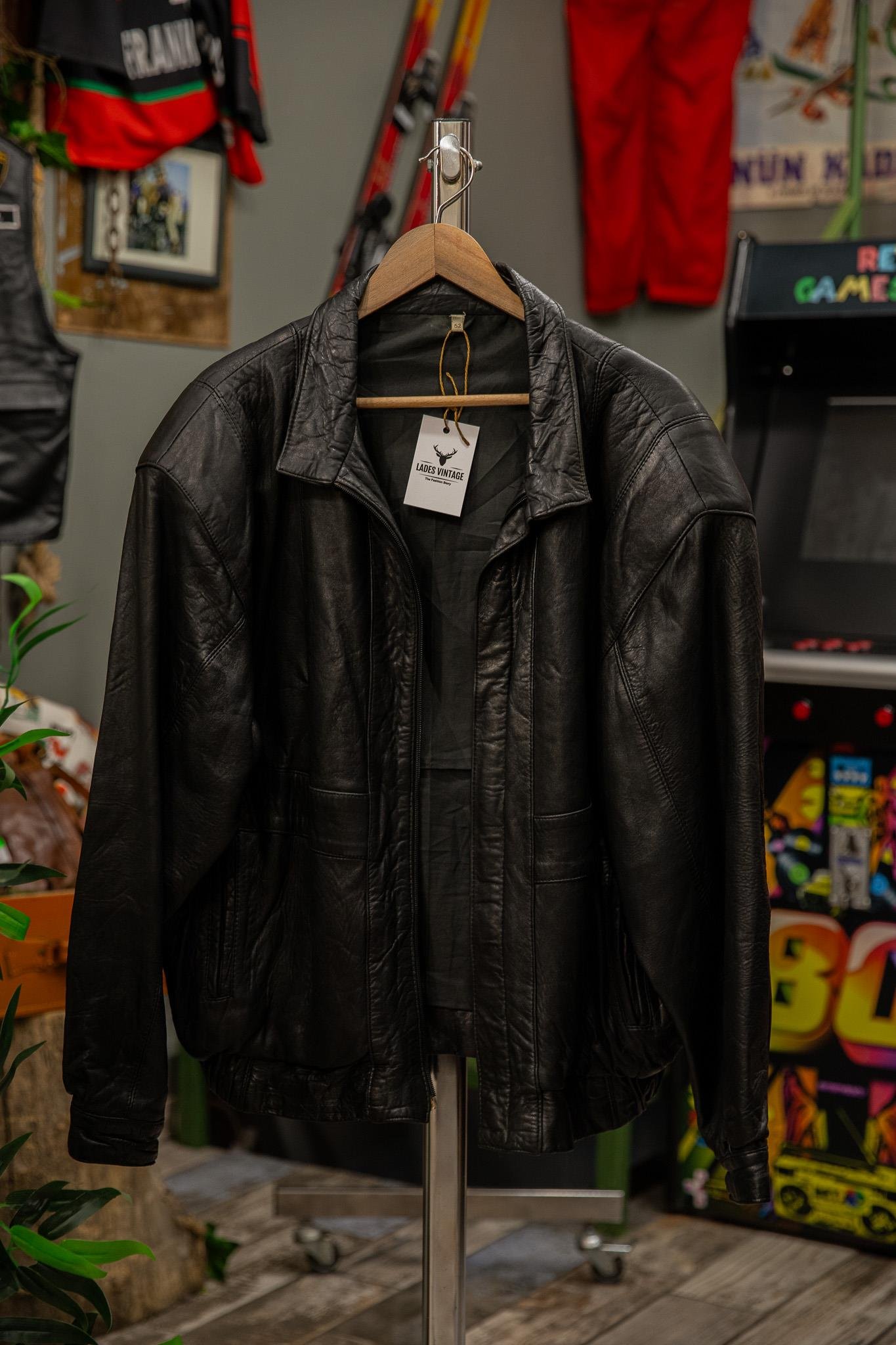 90's Bomber Tarz Deri Ceket