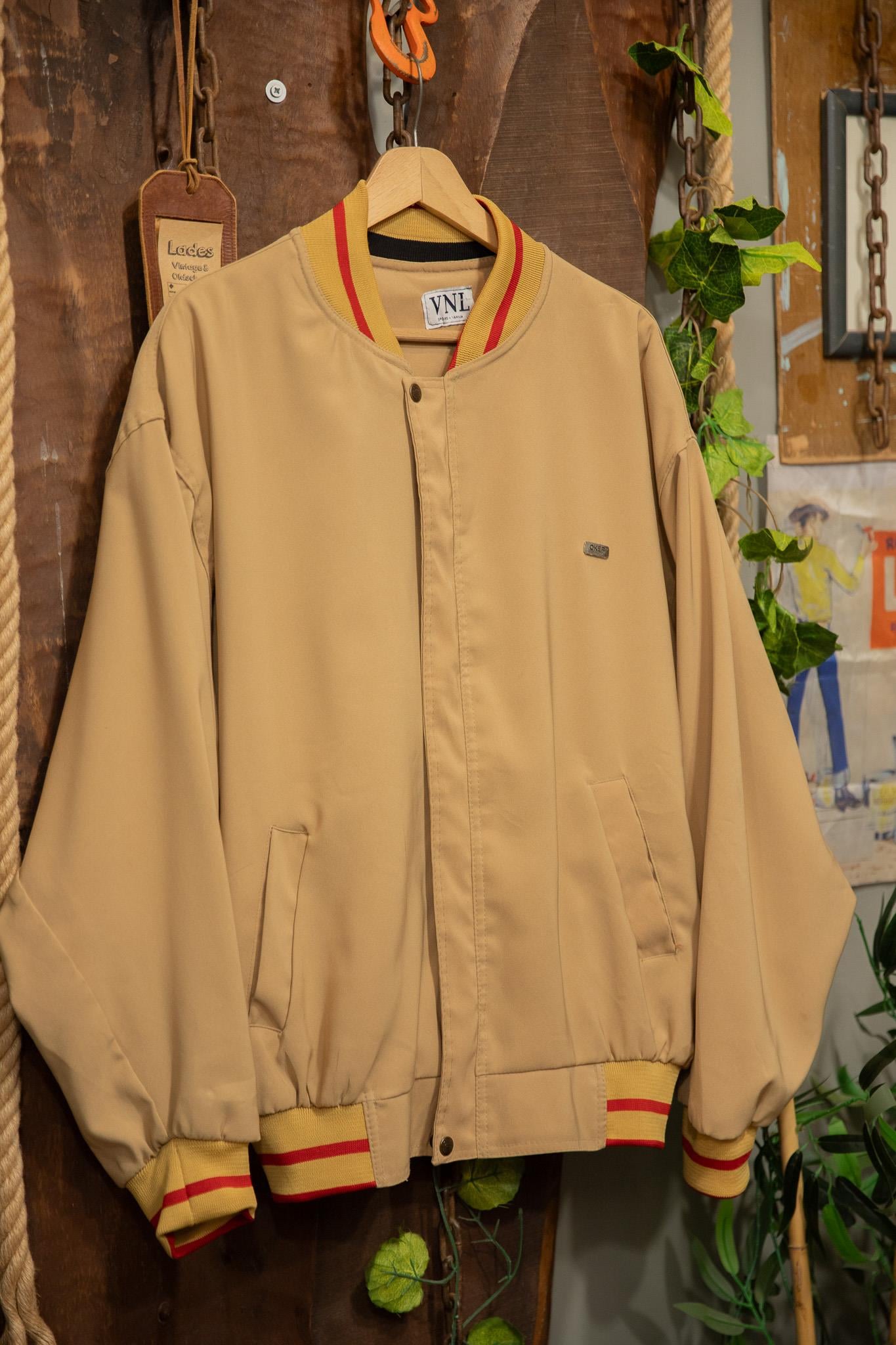 90's Camel Bomber Ceket