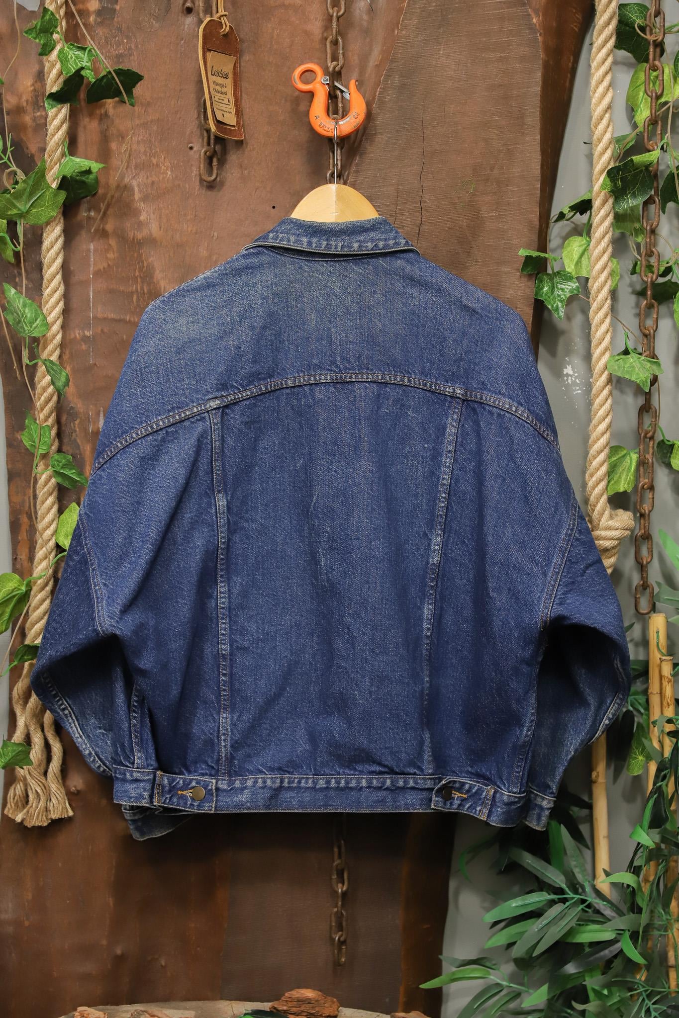 90s Classic Blue Denim Ceket