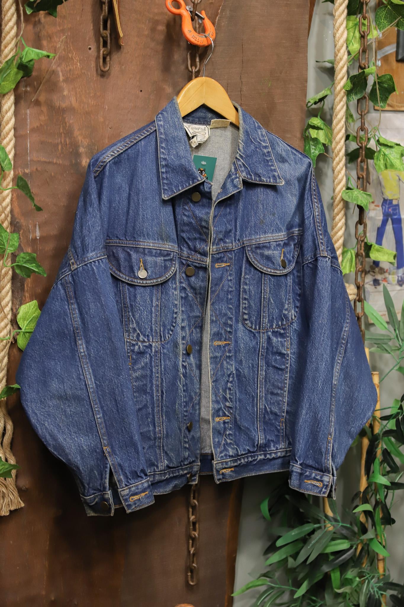90s Classic Blue Denim Ceket
