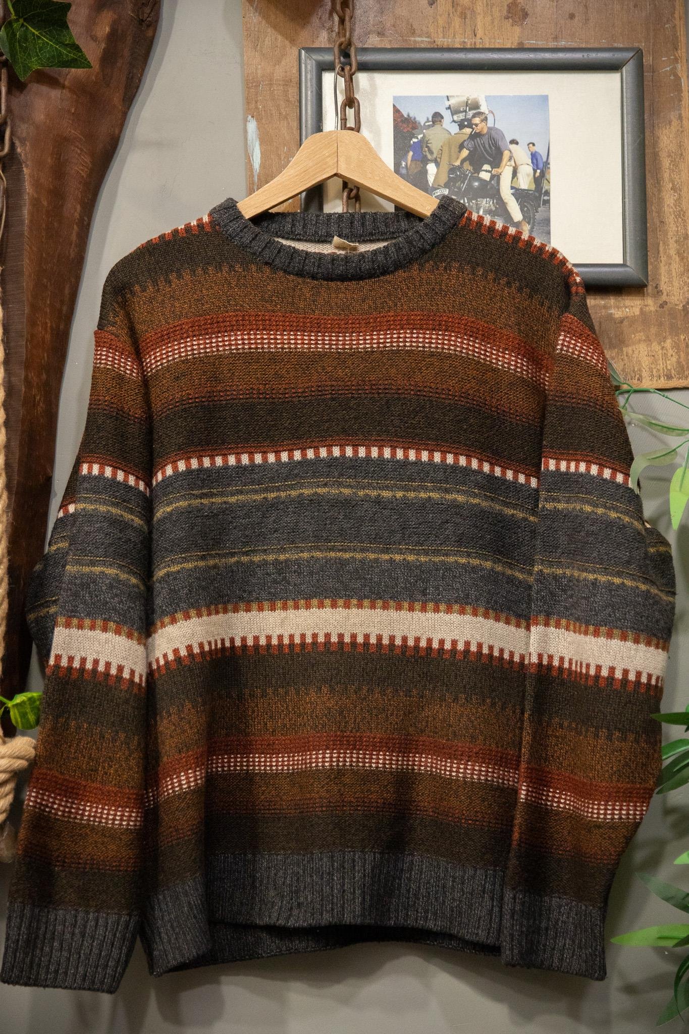 90s Etnik Wool Kazak