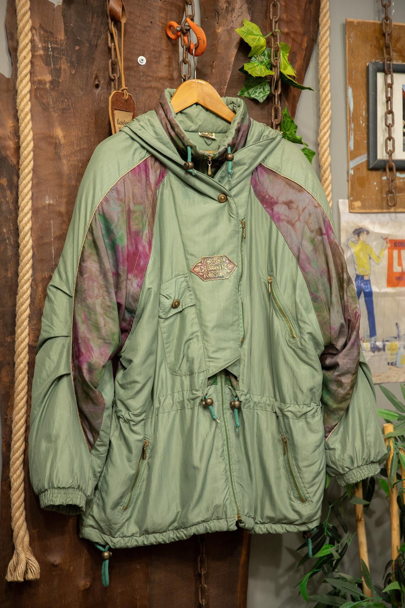 90's Hooded Tie Oversize Mont