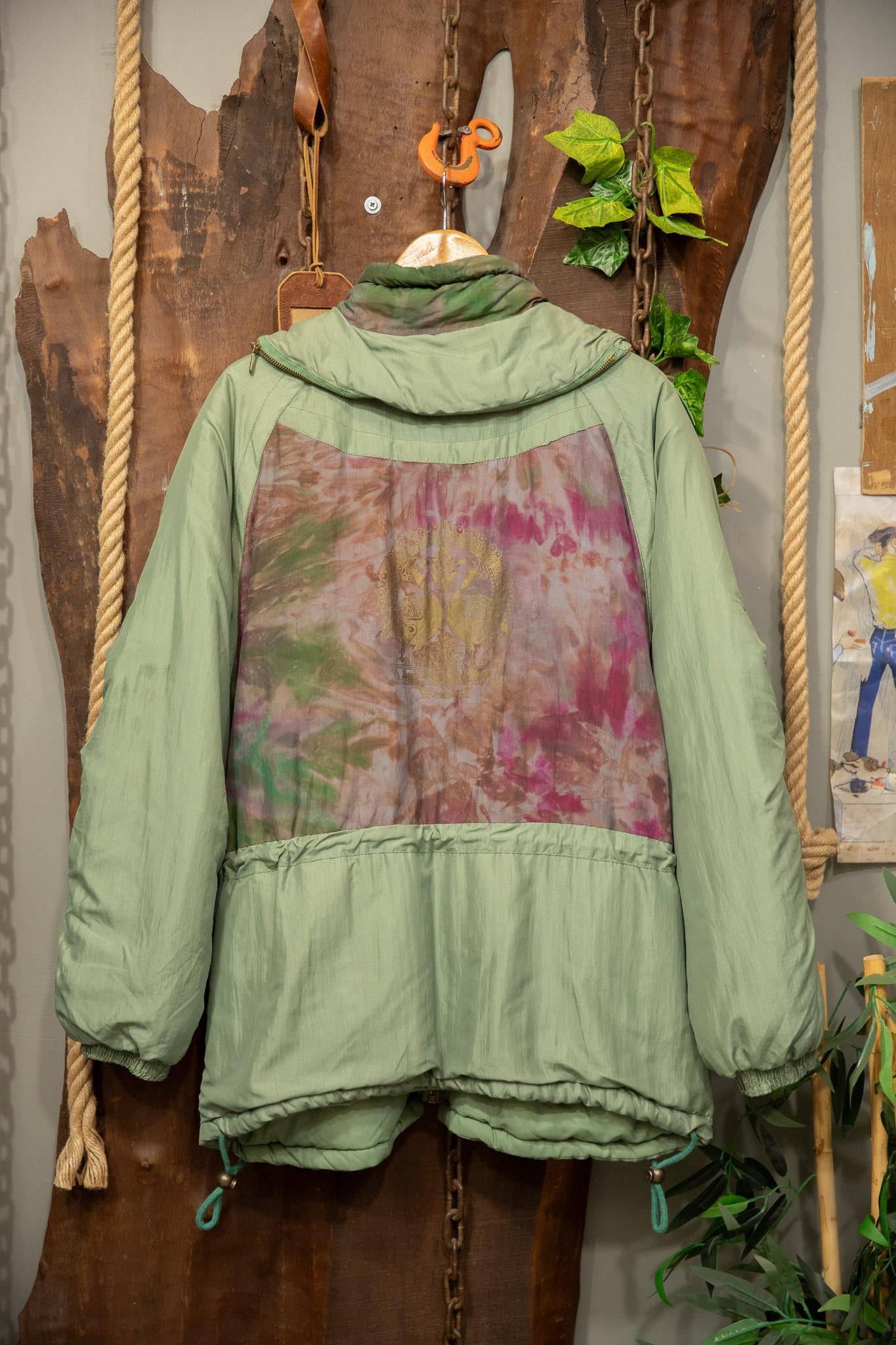 90's Hooded Tie Oversize Mont