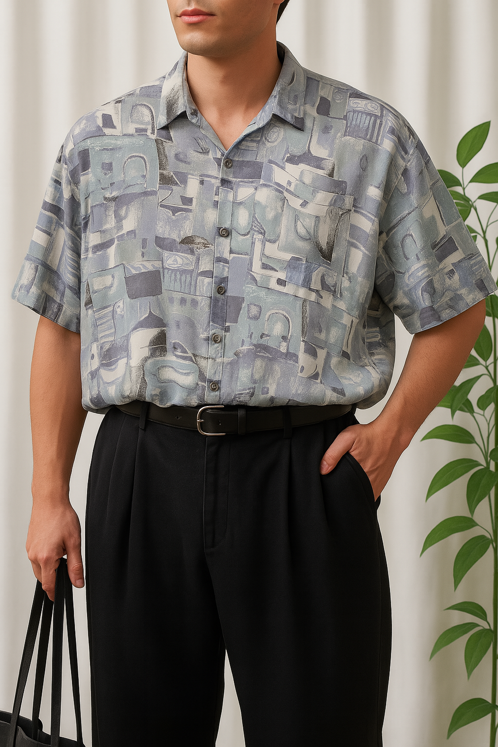 90s İtalian Salaş Gömlek
