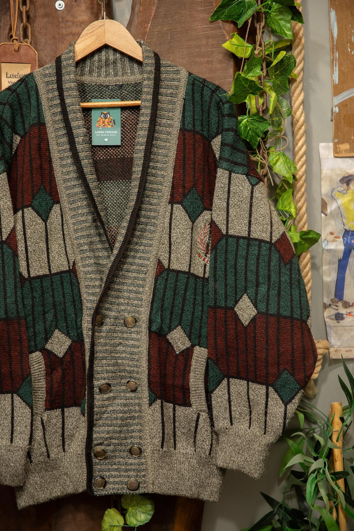 90's Italy Oversize Hırka