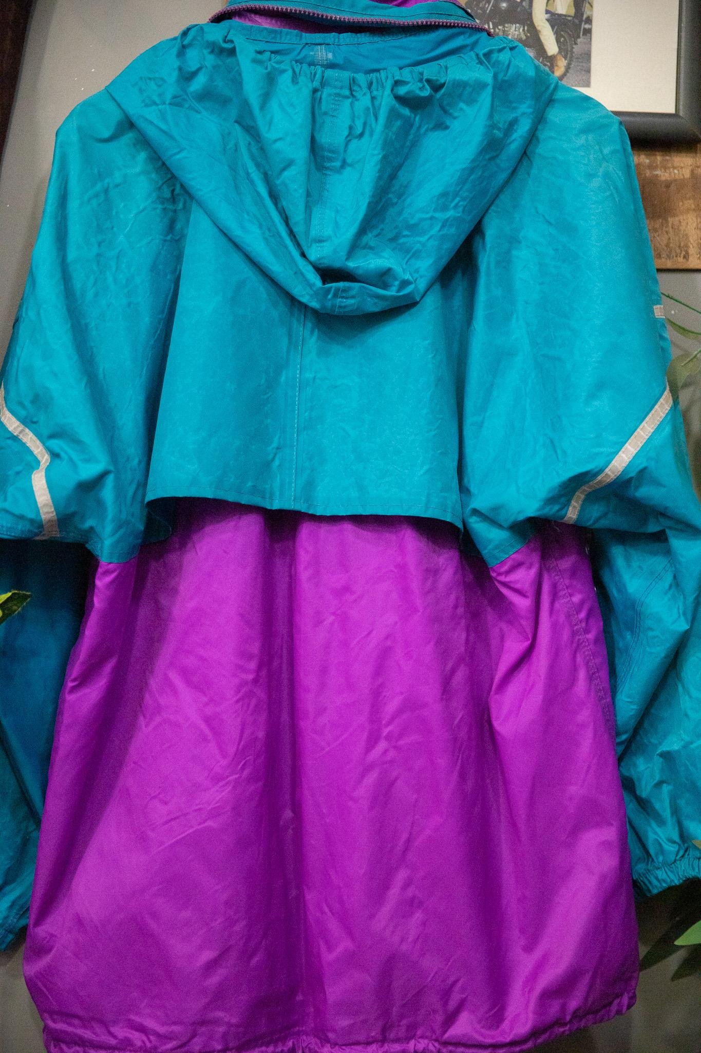 90s Neon Magic Yağmurluk