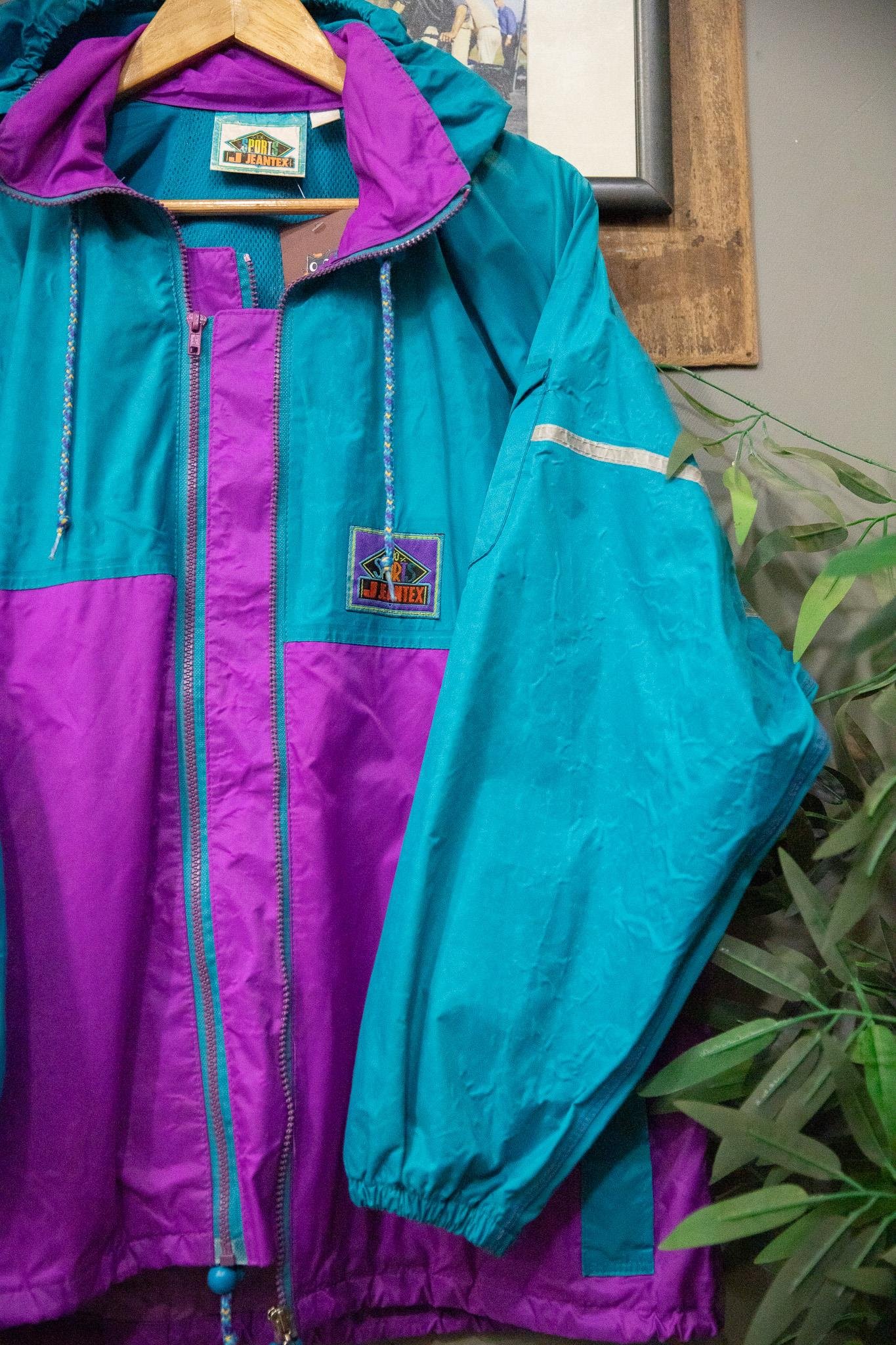 90s Neon Magic Yağmurluk