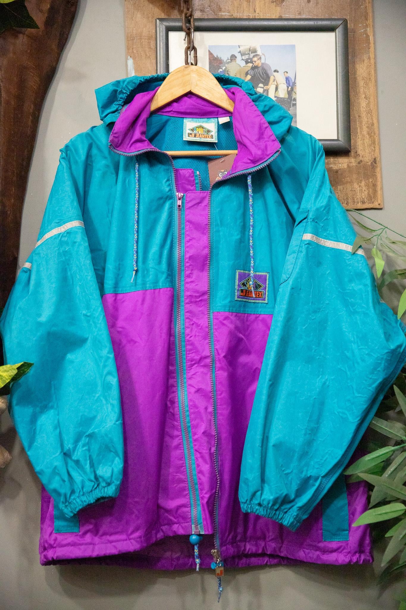90s Neon Magic Yağmurluk