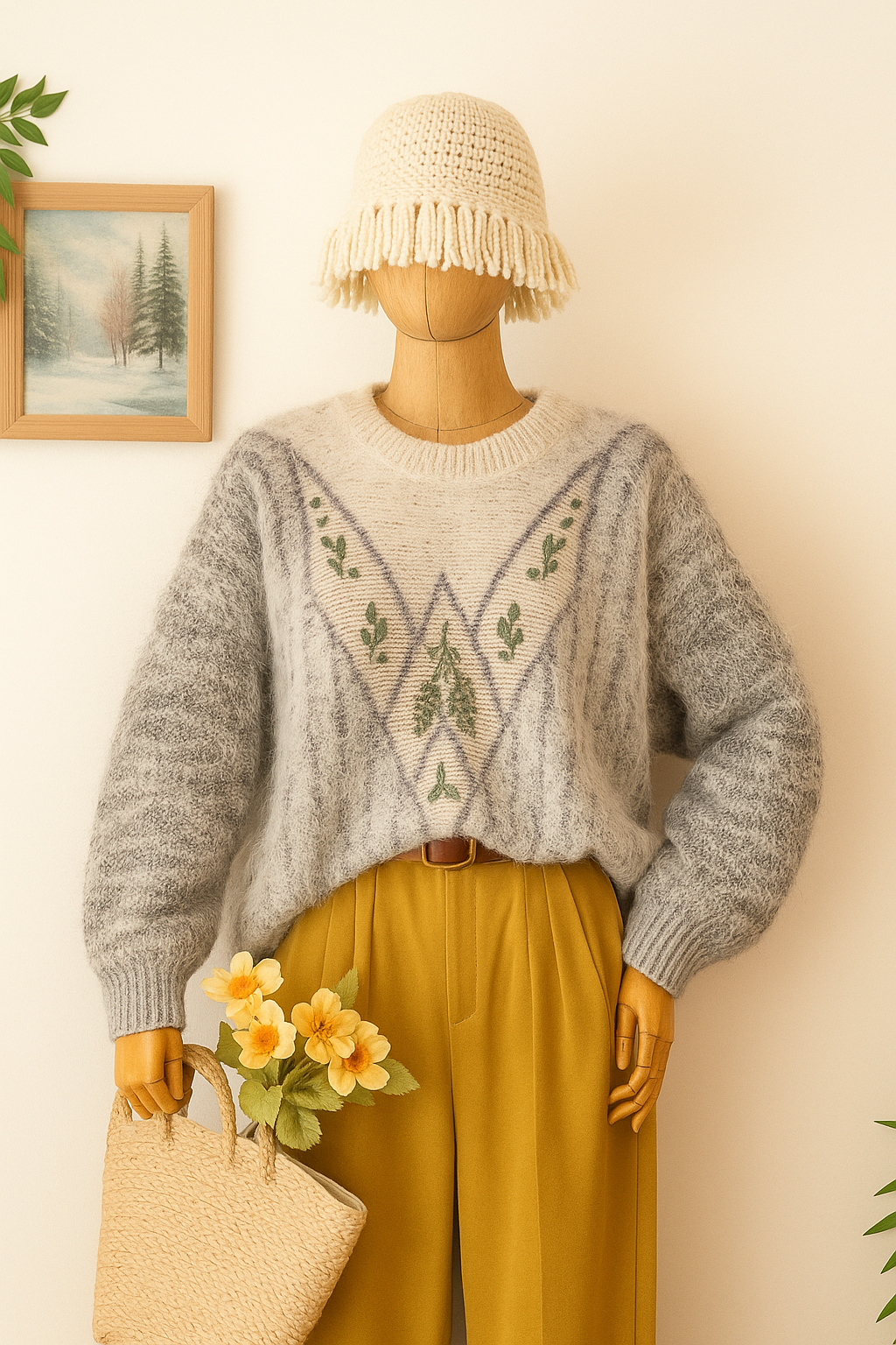 90's Nordic Wool Kazak