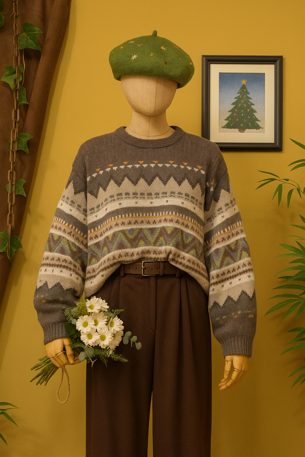 90s Örgü Kazak
