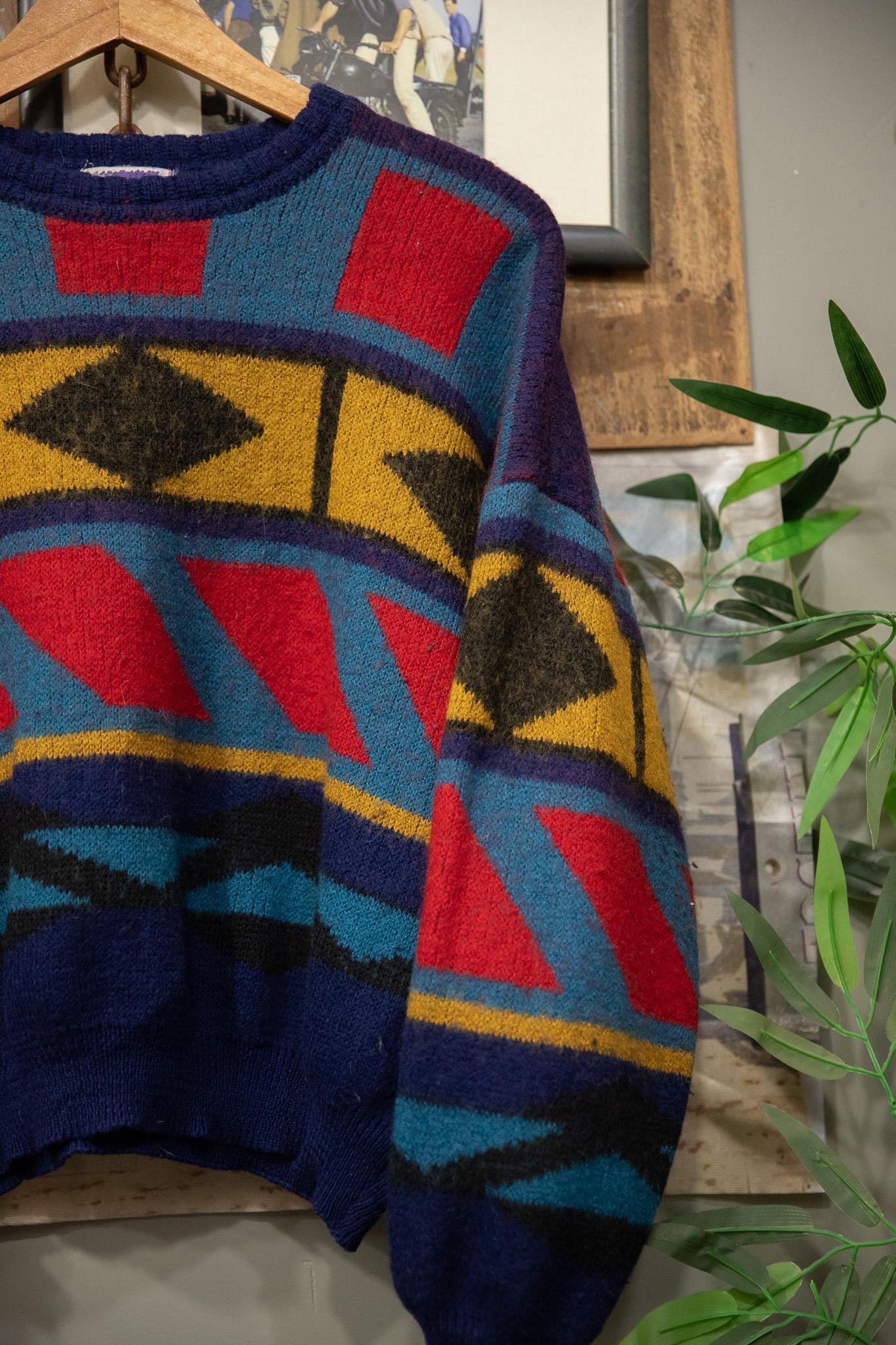90's Oversize Color Splash Kazak