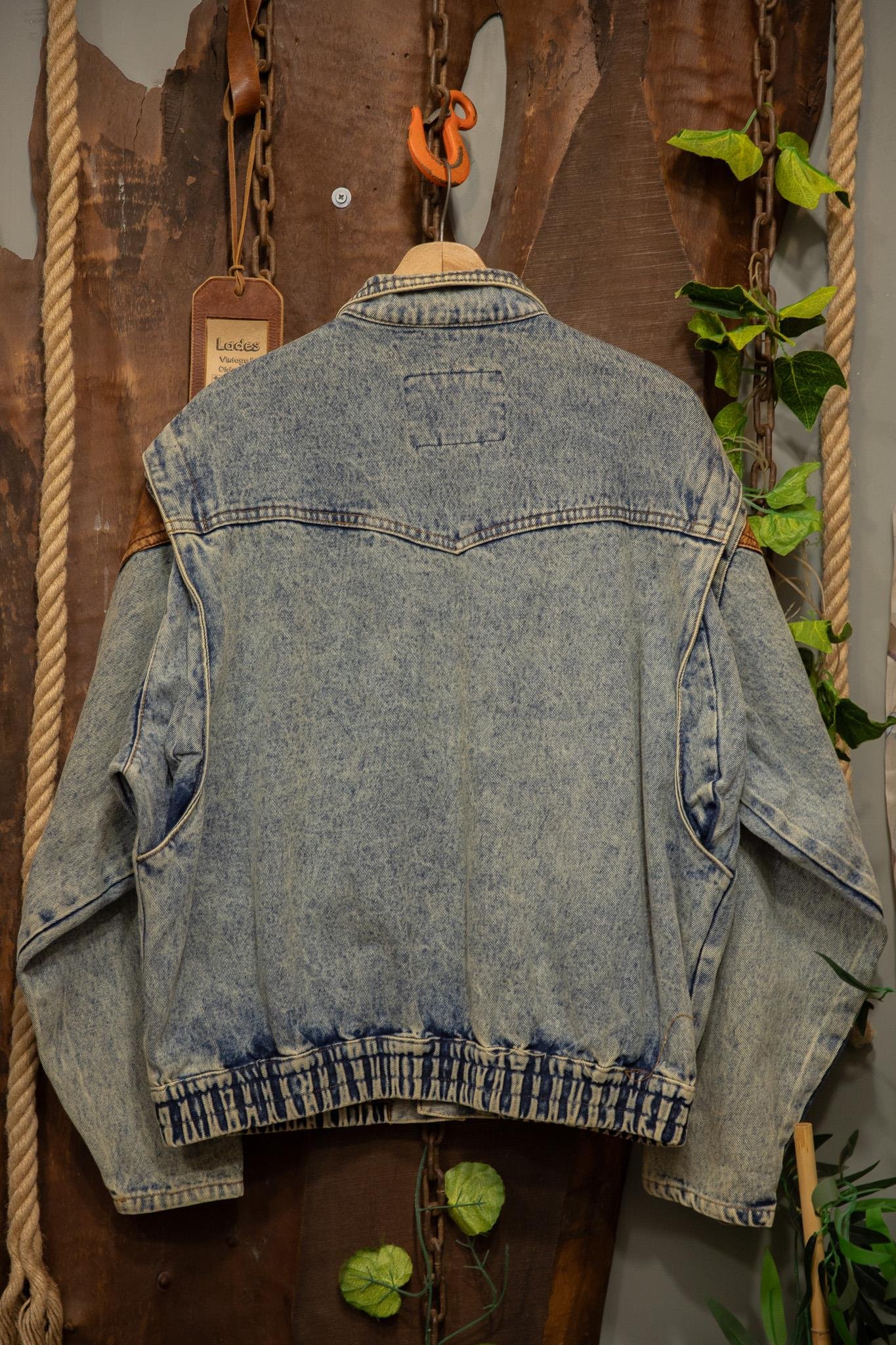 90's Oversize Custom Kot/Deri Ceket