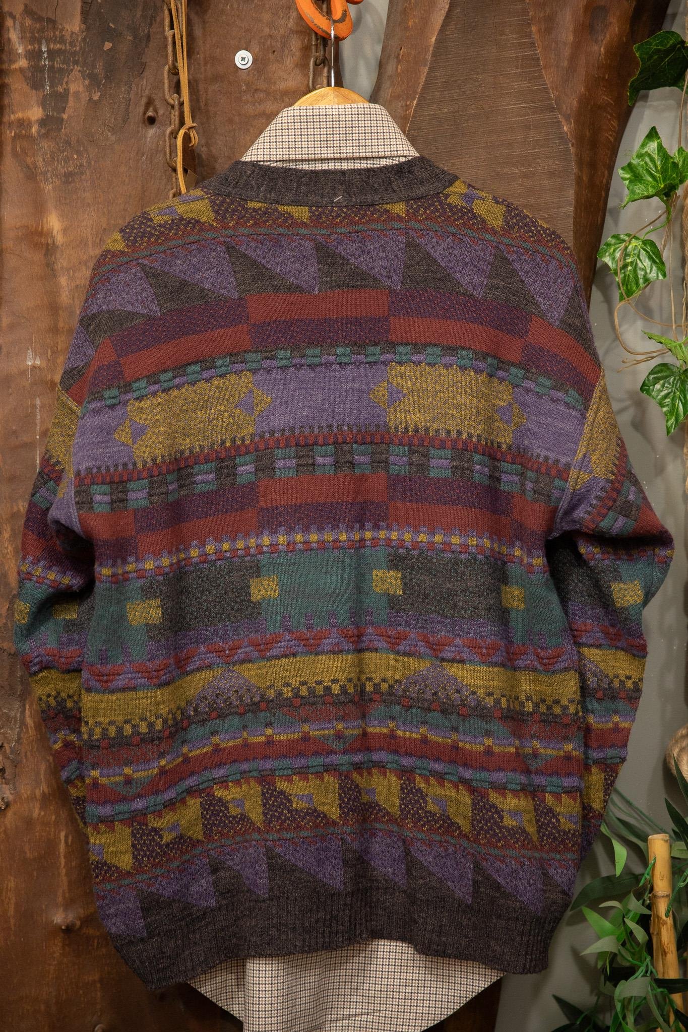 90's Oversize Etnik Hırka