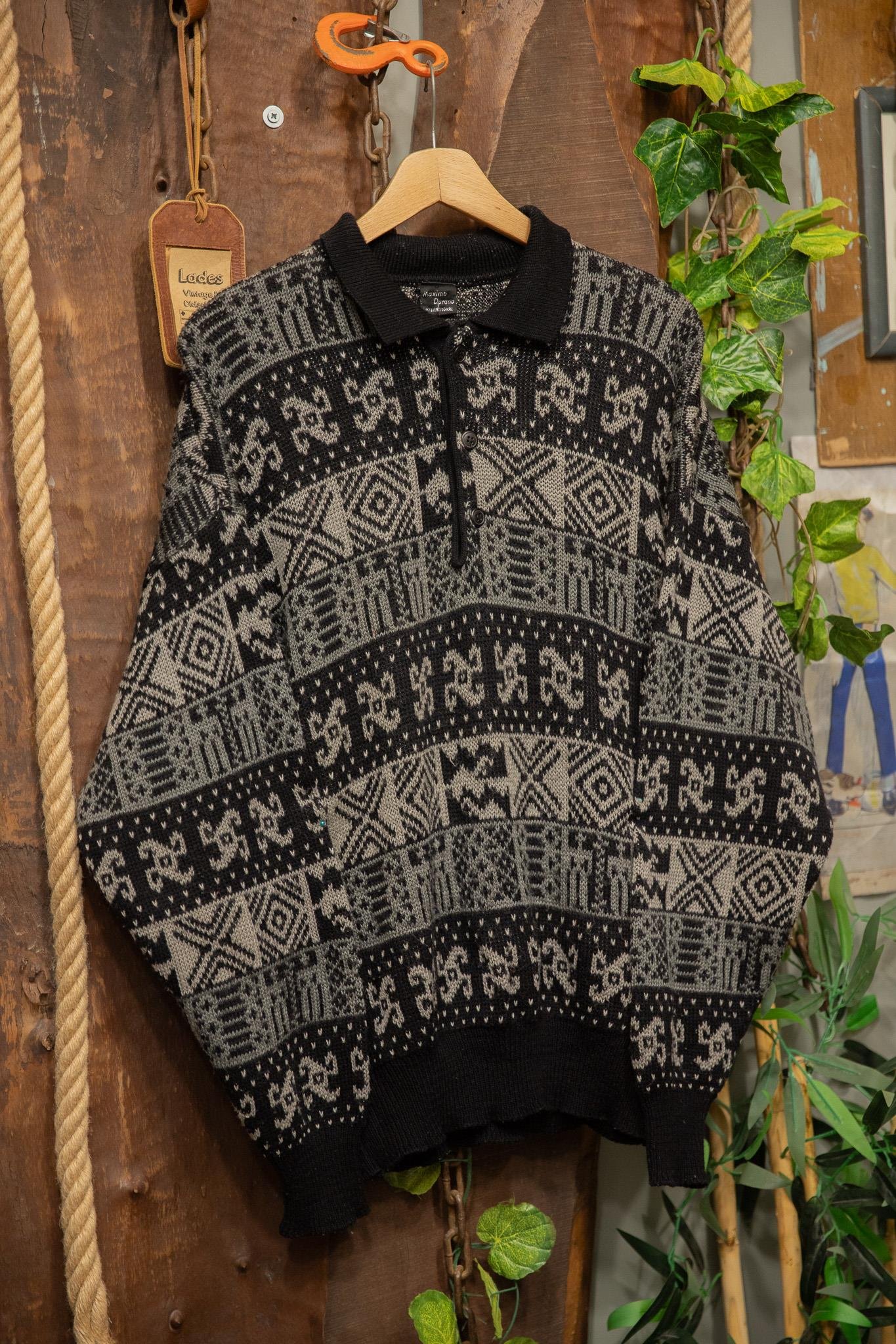 90's Oversize Nordic Kazak