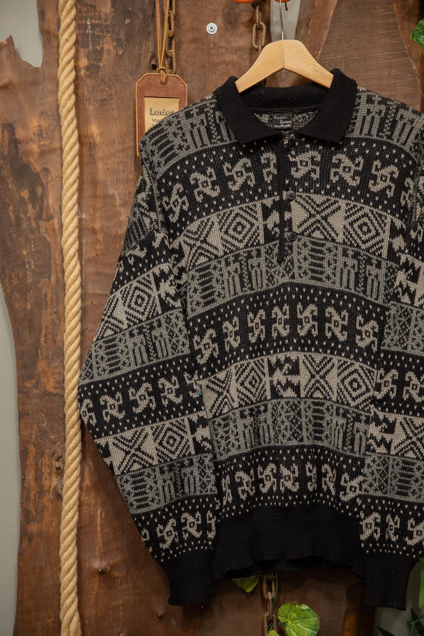 90's Oversize Nordic Kazak