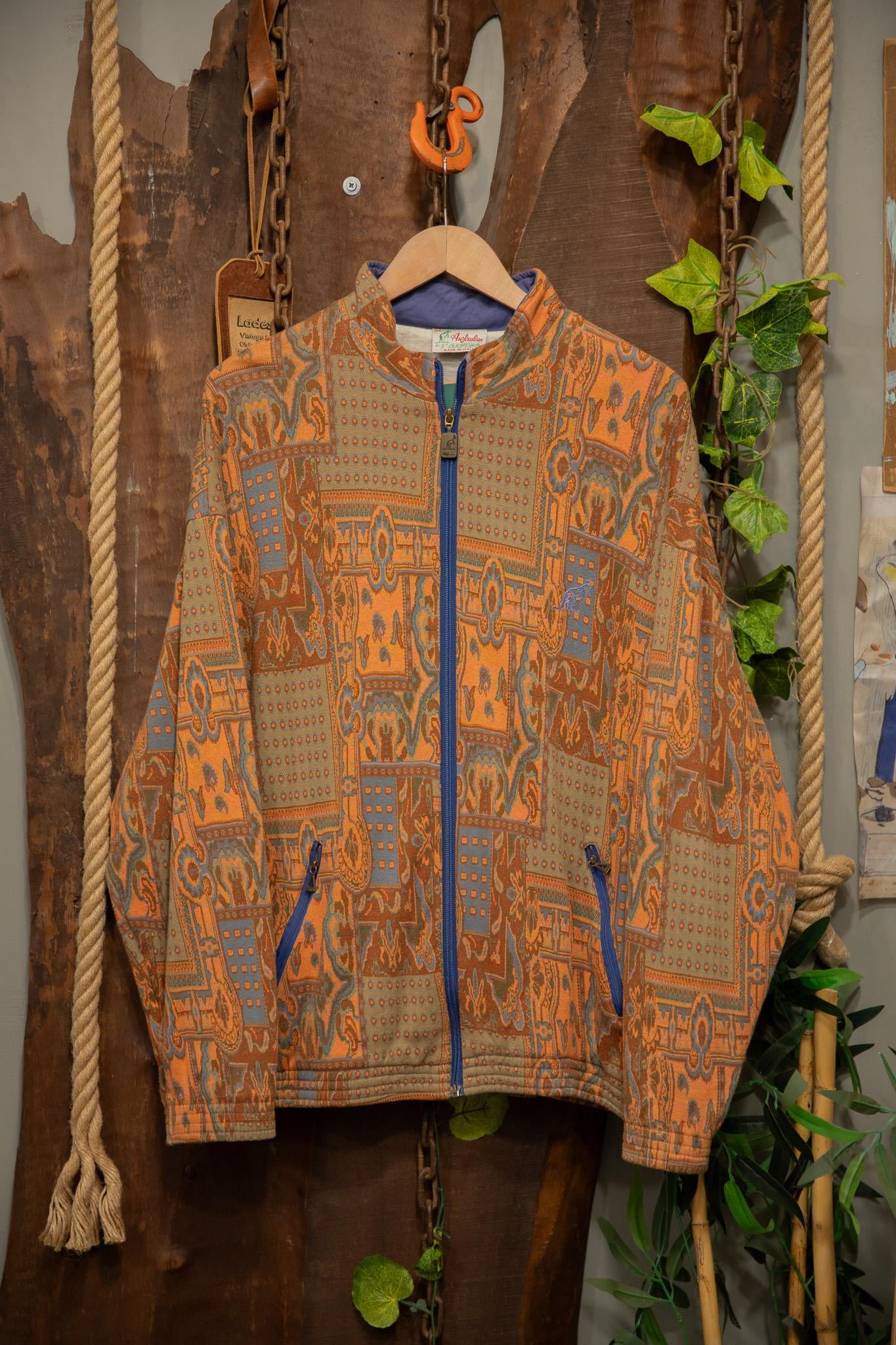 90's Oversize Orange Ceket/Polar