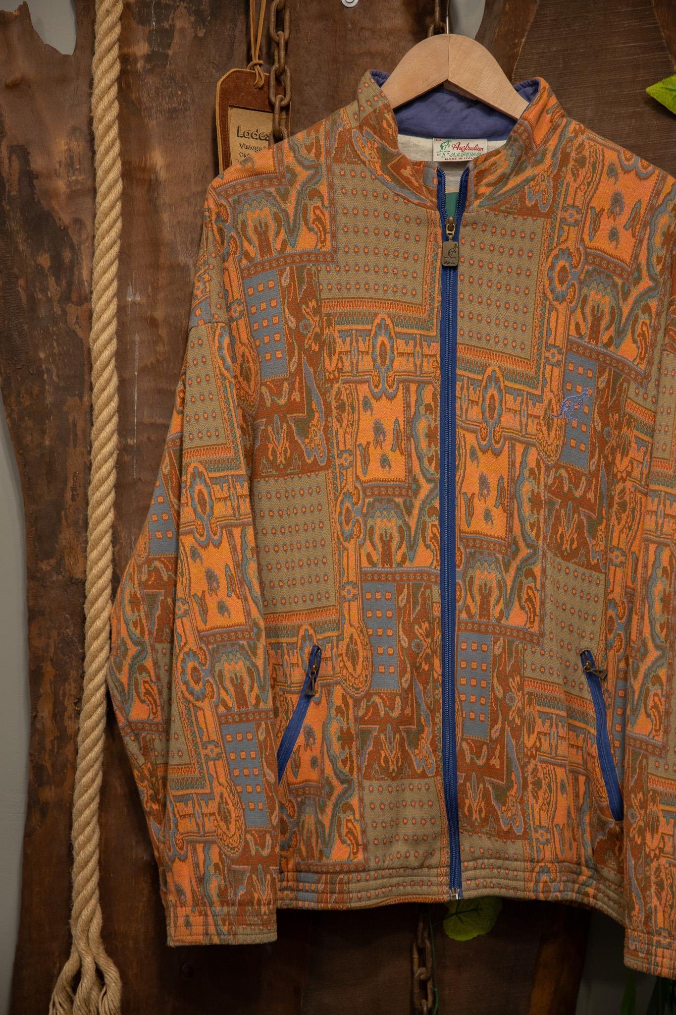 90's Oversize Orange Ceket/Polar