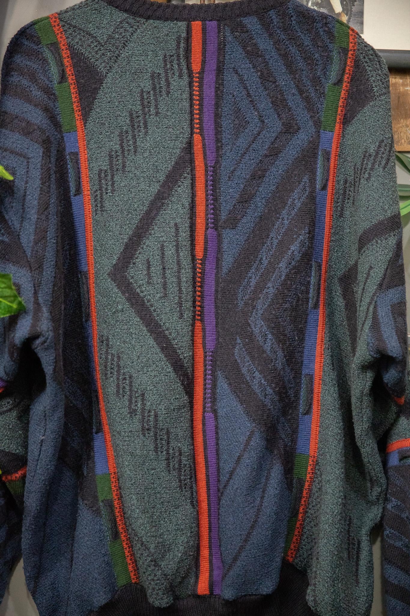 90s Oversize Örgü Kazak