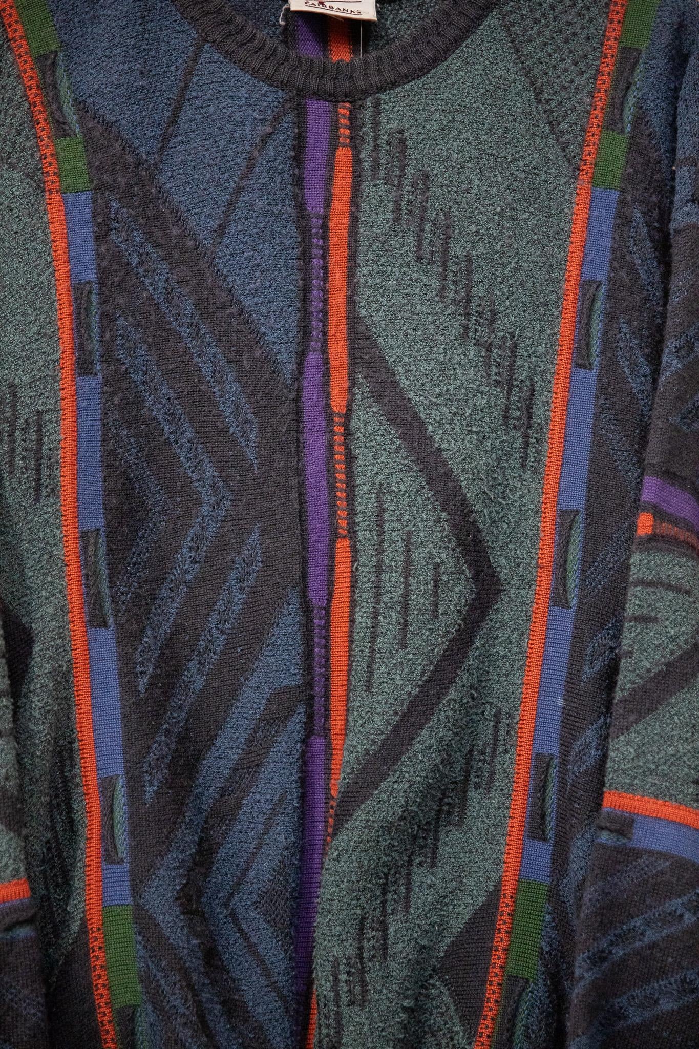 90s Oversize Örgü Kazak