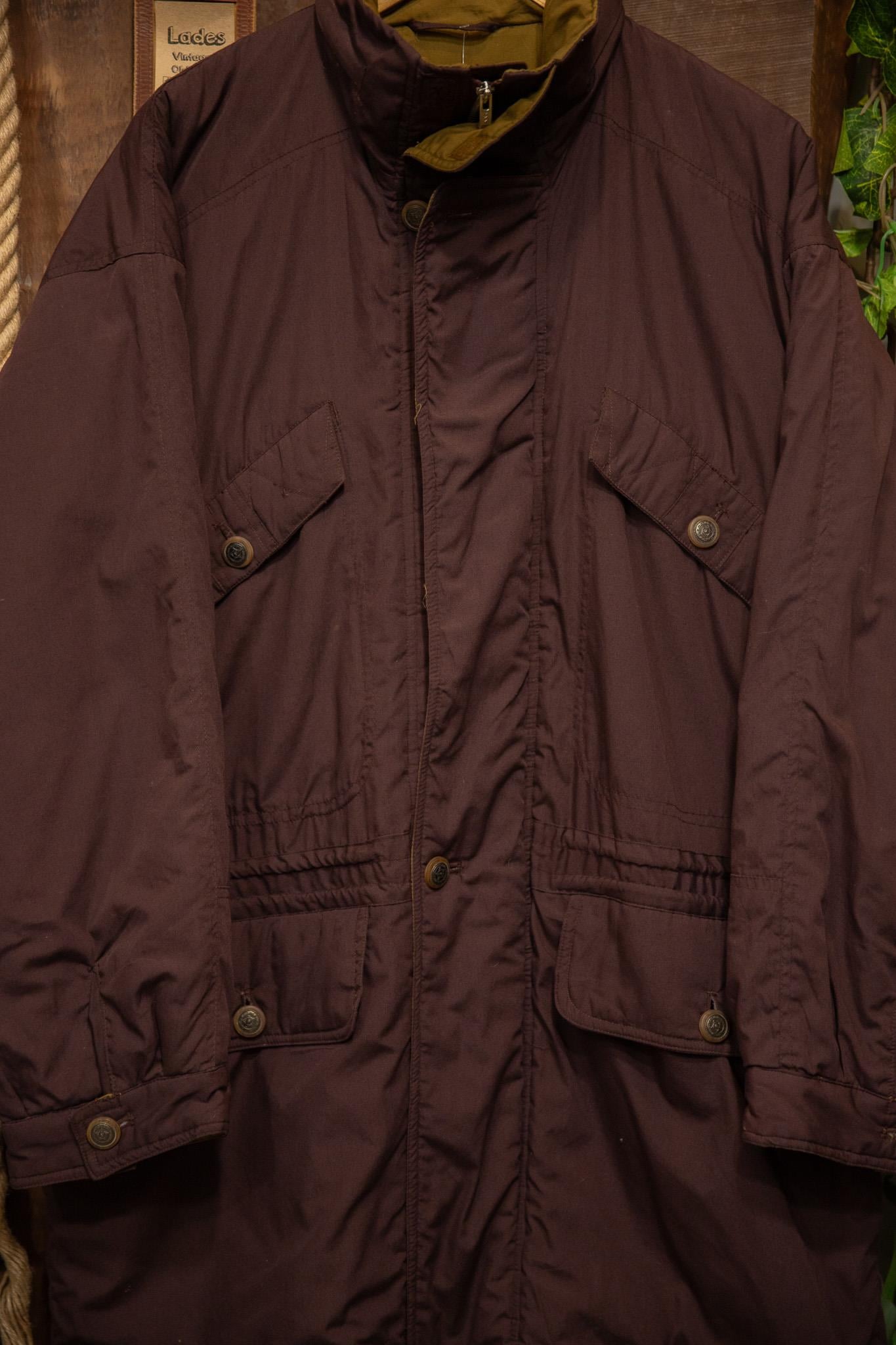 90's Oversize Purple Long Coat/Mont