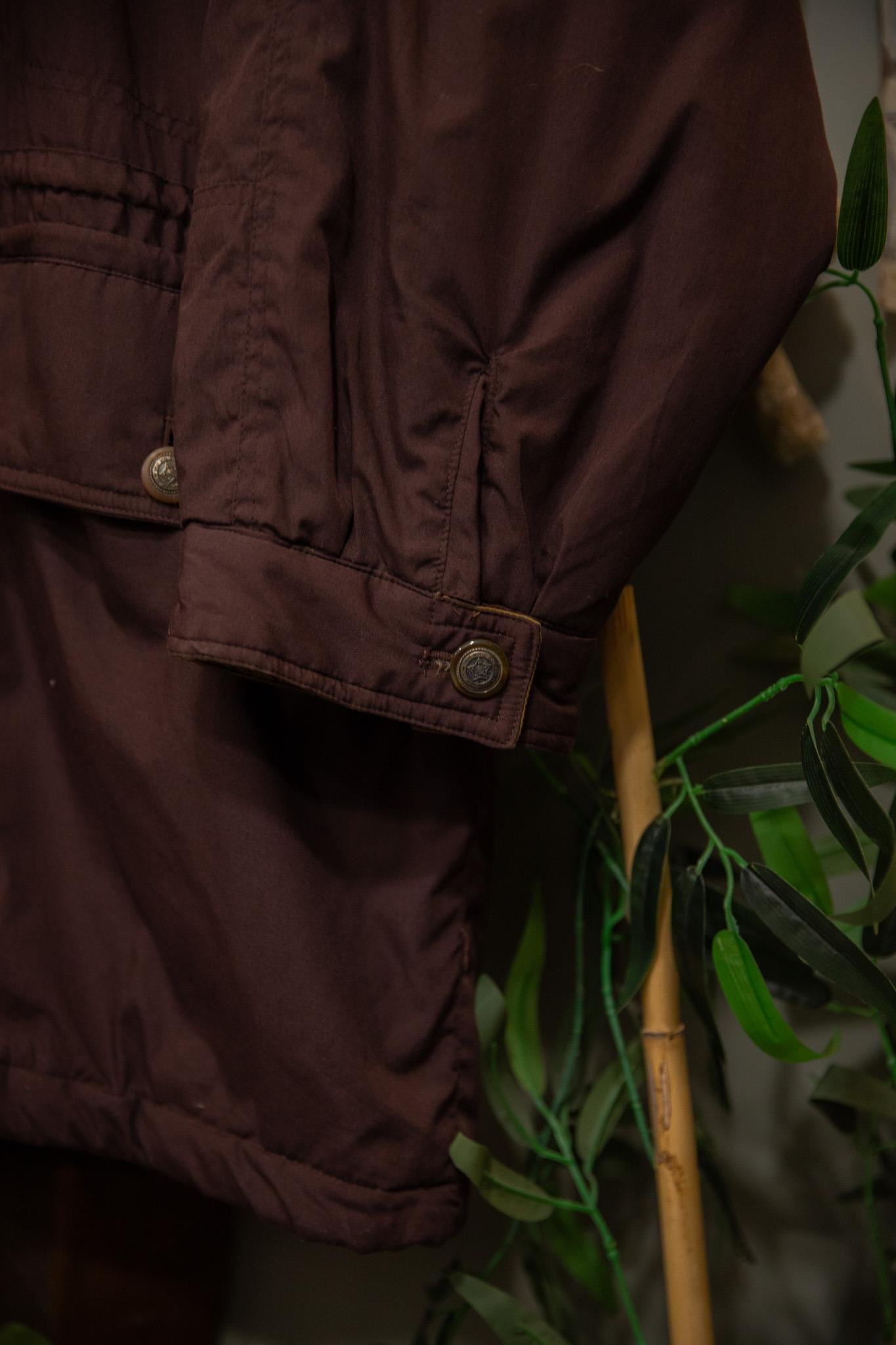 90's Oversize Purple Long Coat/Mont